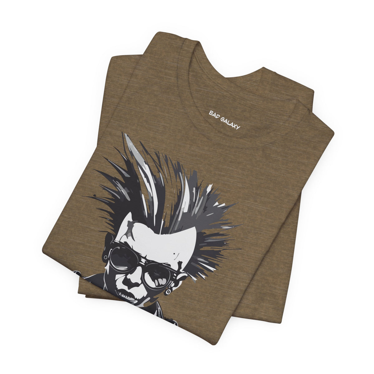 Punk Rock Graphic Unisex Cotton Bella+Canvas Tee with Art Design b40