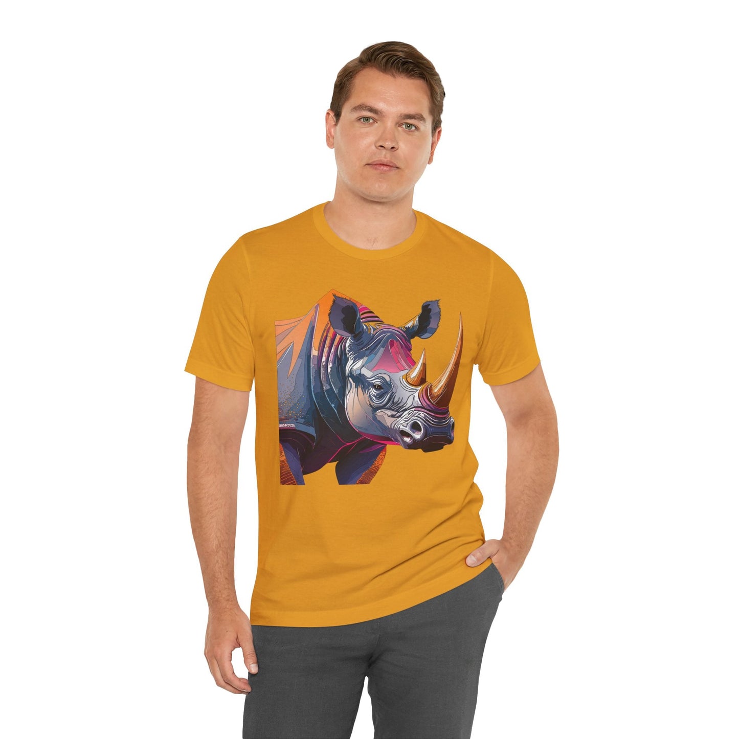 Unisex Animal Print Tee Shirt Featuring Wild Animals Art Design For Everyday Wear