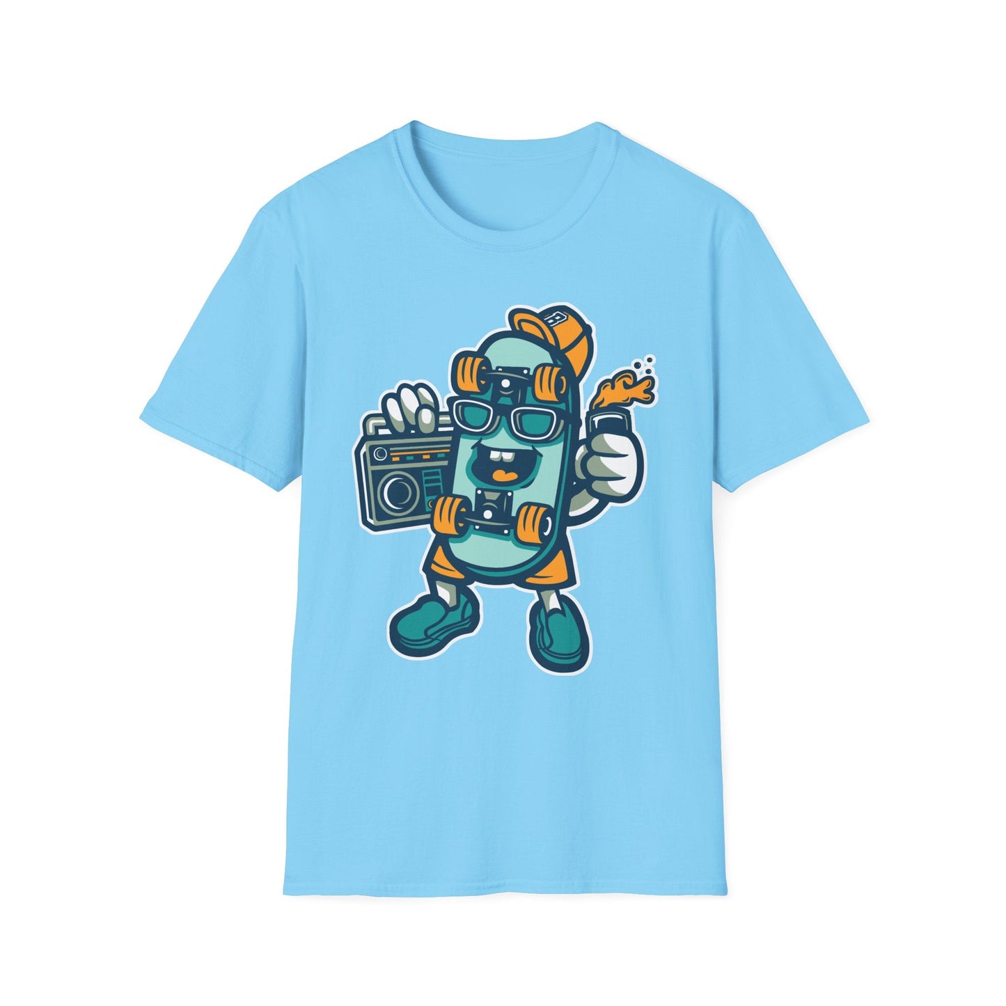 Cartoon Animation T Shirt Unisex Funny Tee Gildan Softstyle 64000 Ring Spun Cotton
