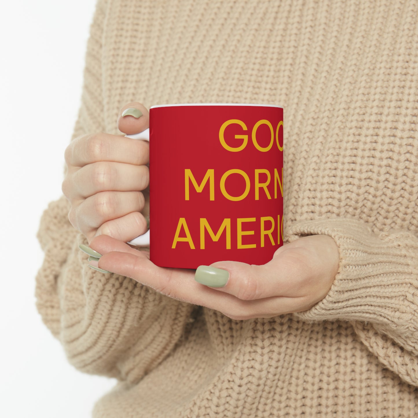 Tasse à café et à thé avec signature Good Morning America