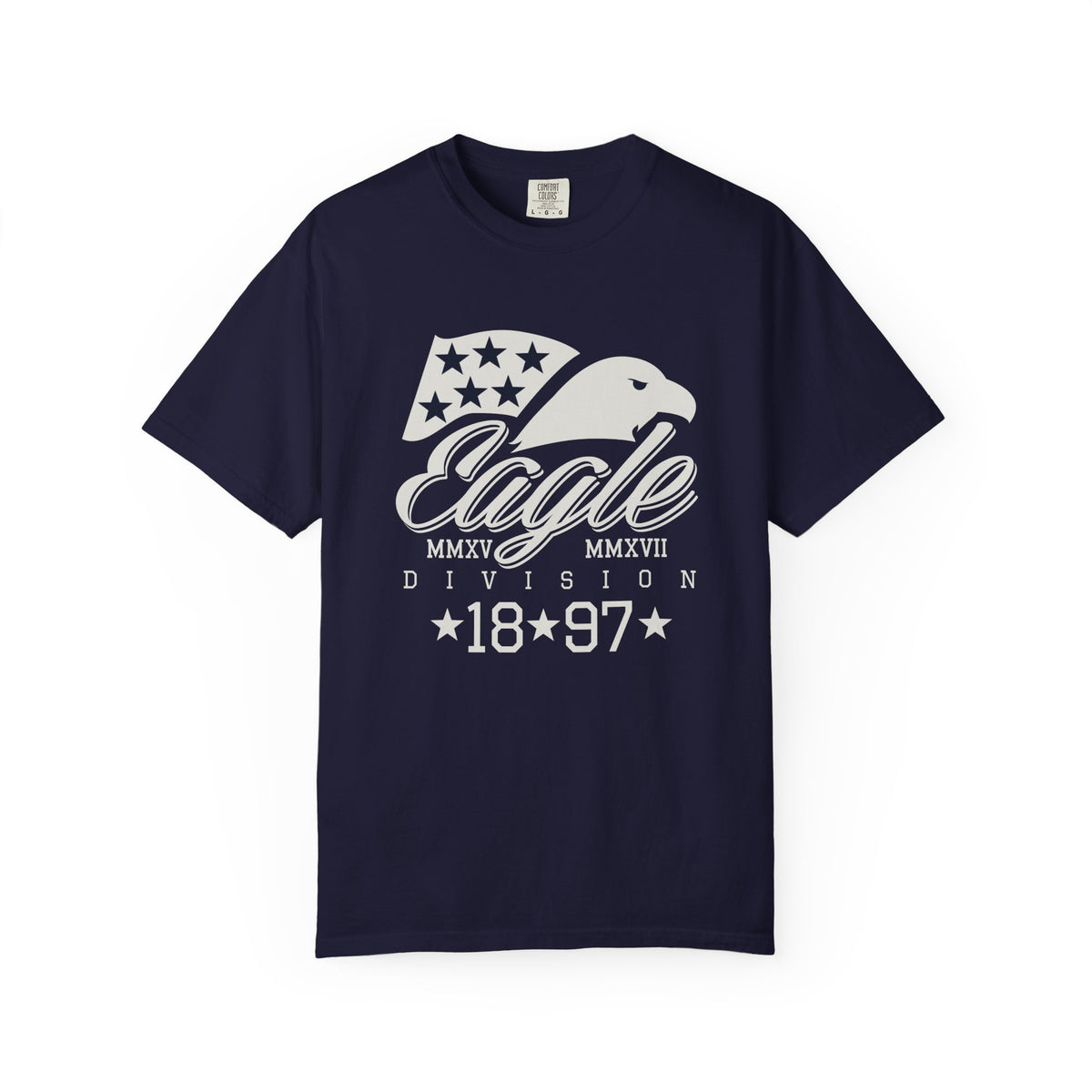 Bald Eagle Division Retro College League Unisex Comfort Colors Garment-Dyed Heavyweight 100 Cotton Art Design T-Shirt w16
