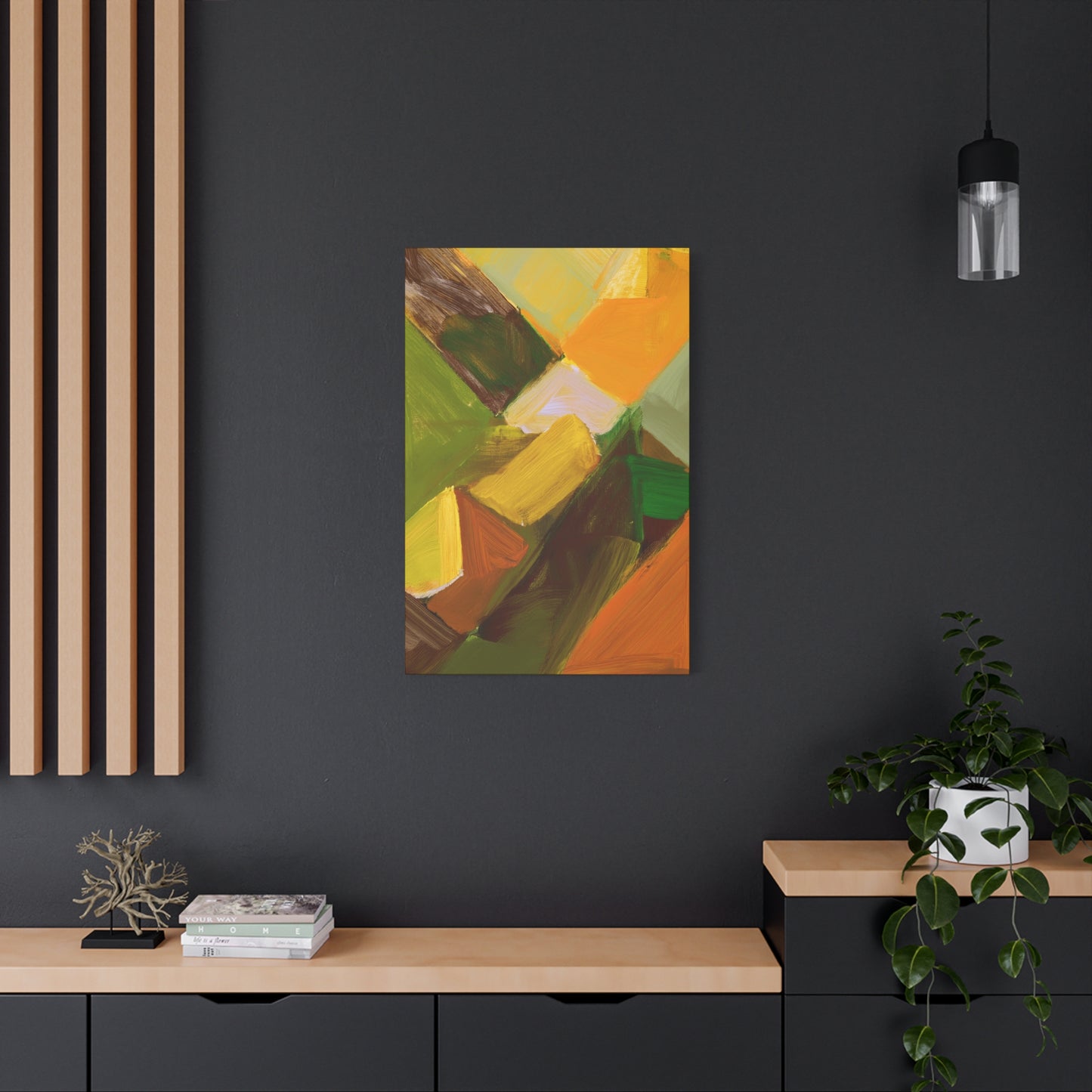 Abstract Geometric Painting Print Canvas 20x24,20x30,24x30 24x32,24x36,30x40 32x48,36x48,40x60 Pine-Wood Inner Frame ABS-59