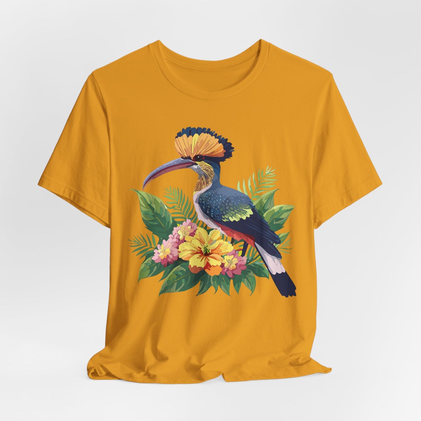 Unisex Animal Tee Shirt With Art Design Wild Animals Short Sleeve Jersey Tee For Everyday