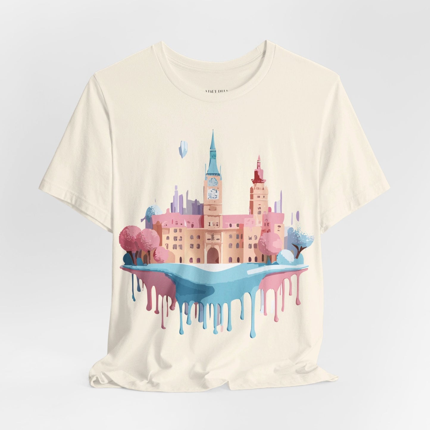 Tourist Shirt Prague Graphic Tee Unisex Jersey Short Sleeve Vintage Style Adelpha