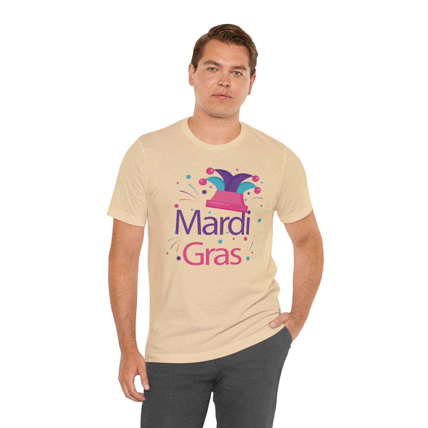 Tee-shirt en coton unisexe pour Mardi Gras