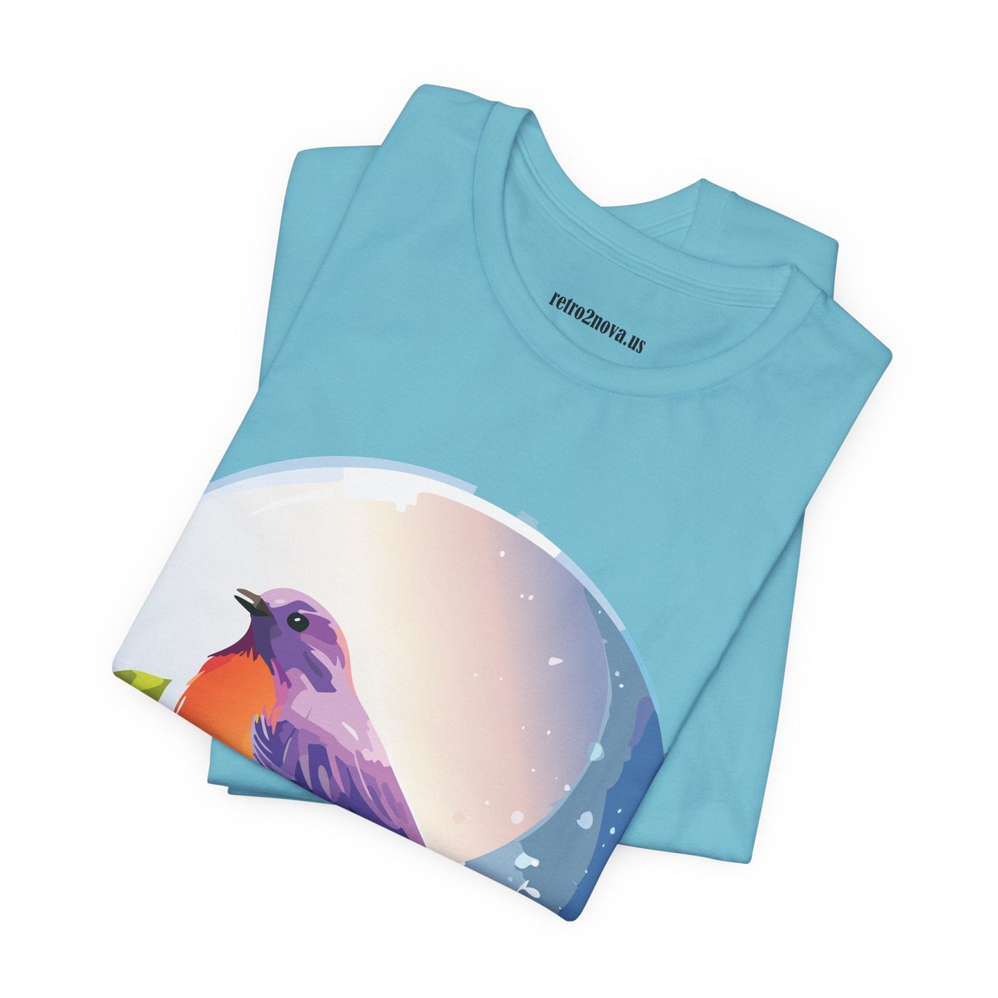 Unisex Animals And Bird Shirt Graphic Cotton T Shirt With Original Retro2Nova Art Premium Short Sleeve Tee