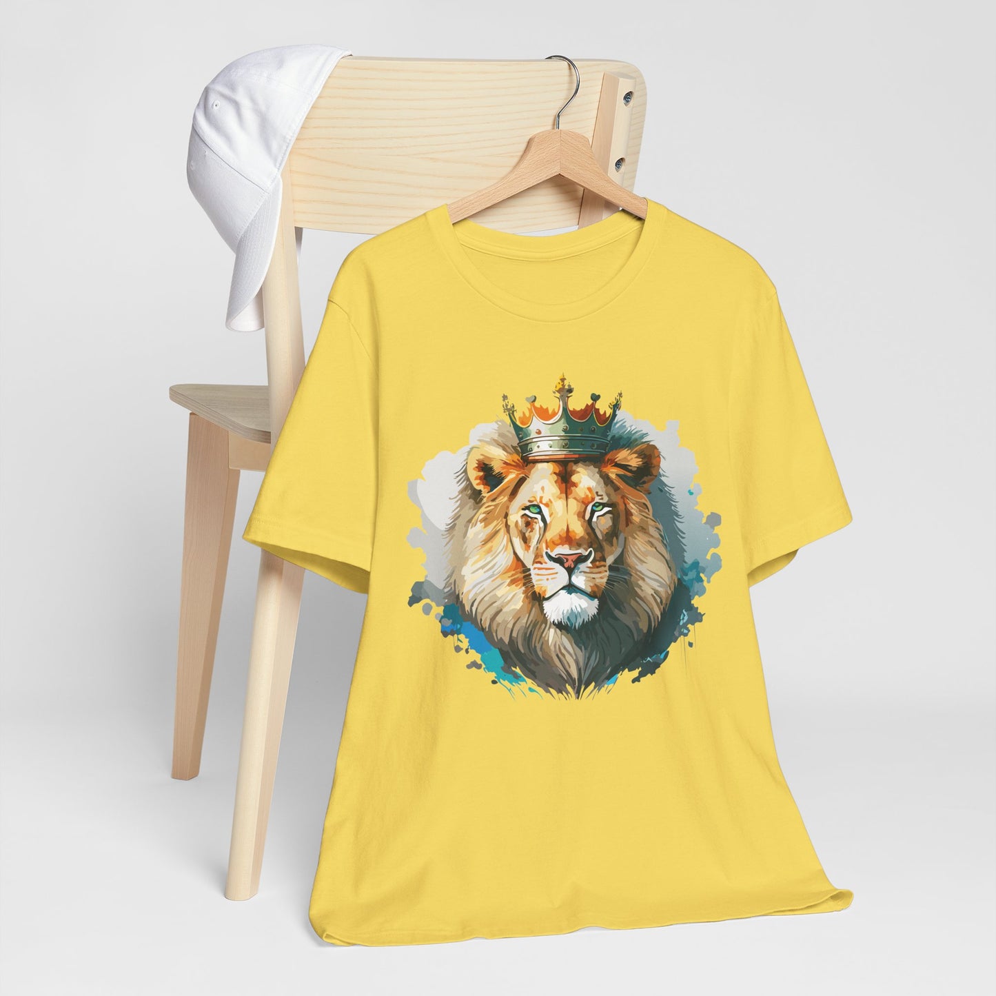Lion Shirt, Animal Shirt, T-Shirt with Lion, Art Design Tee, Animal Tees, Safari T-Shirt, Crown Tee 13
