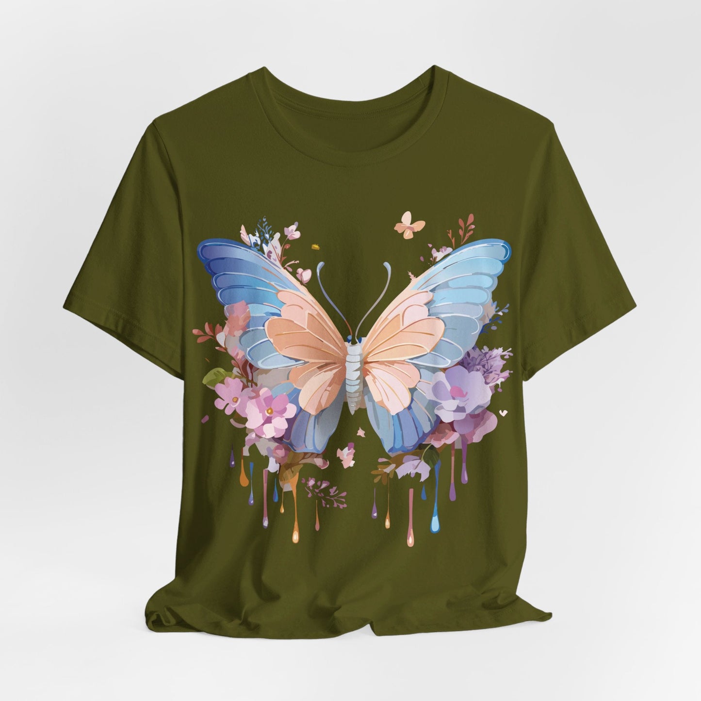 Butterfly Graphic Tee By Adelpha Unisex Short Sleeve Shirt Art Design