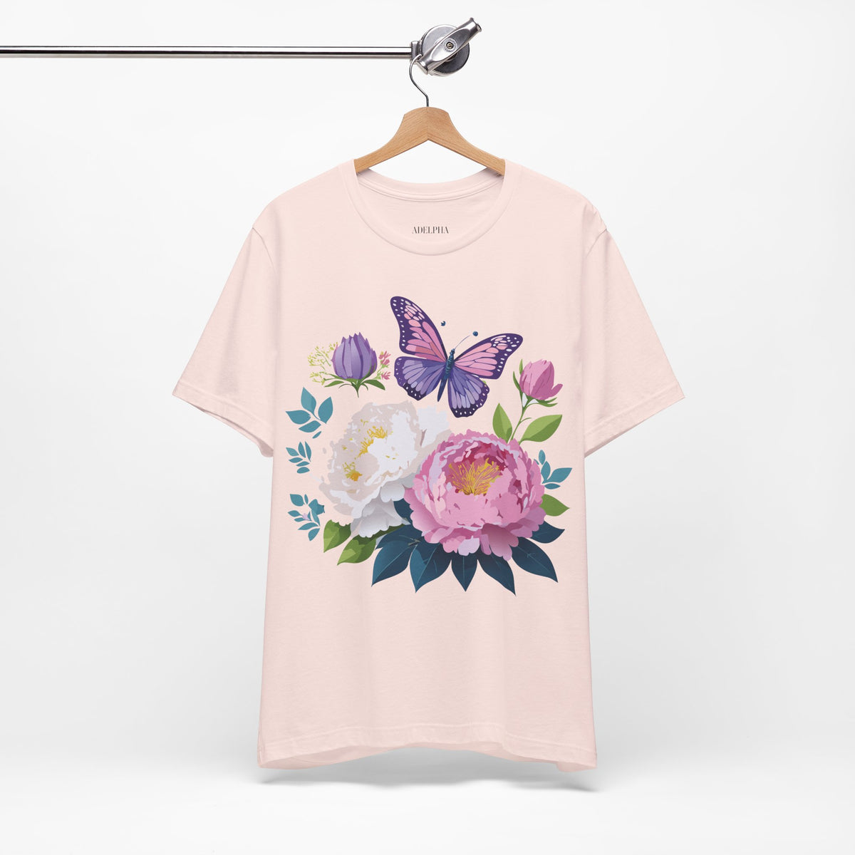 Floral Graphic Tee Shirt - Bella+Canvas Unisex 100 Cotton 38