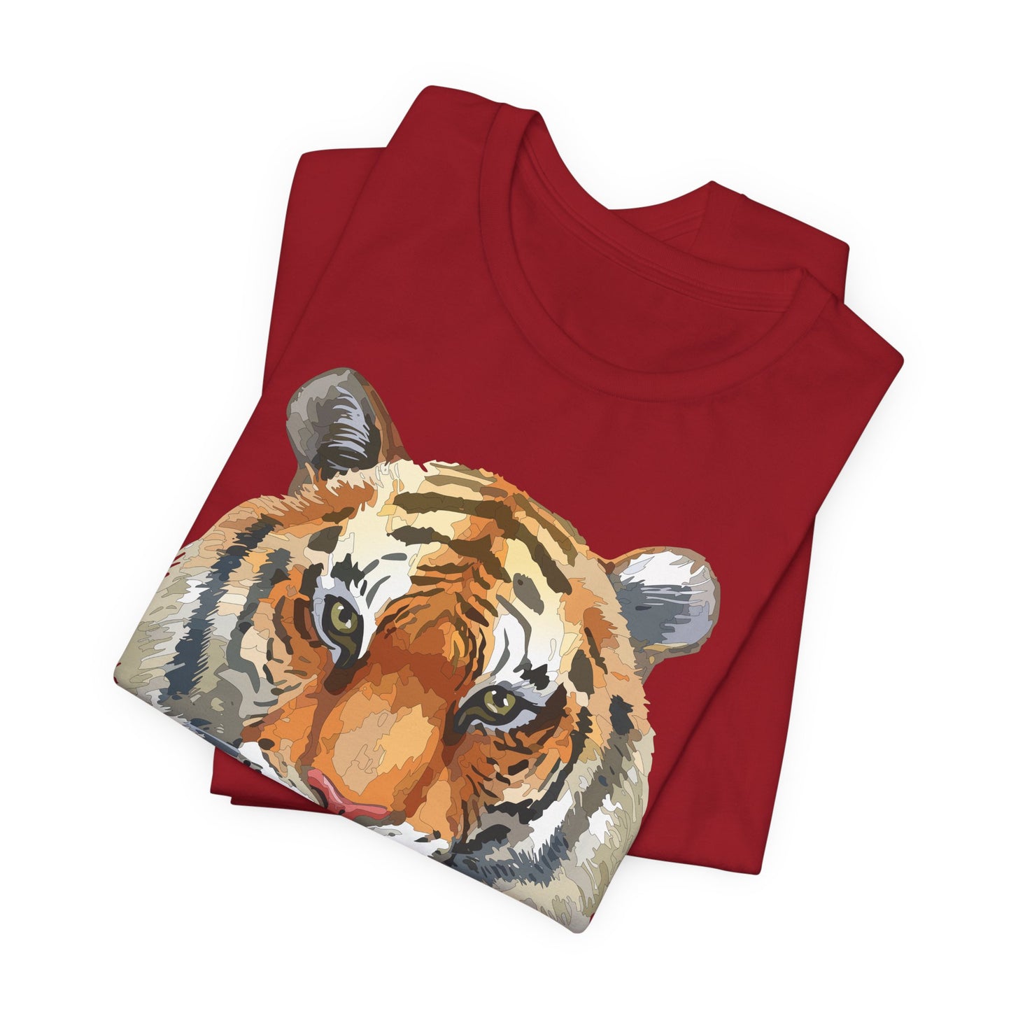 Unisex Tiger Tee, Animal Shirt, Tee Shirt with Tiger, Safari T-Shirt, Animal Tees, Big Cat Shirt, Safari T-Shirt 4