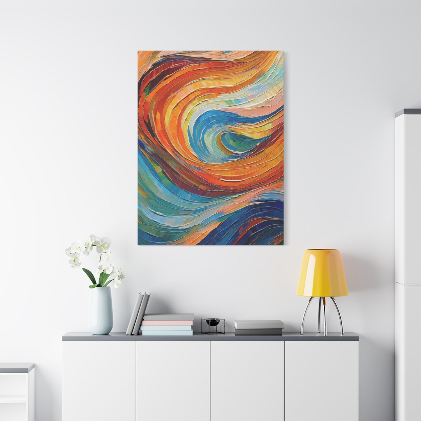 Abstract Oil Painting Print Canvas 20x24,20x30,24x30 24x32,24x36,30x40 32x48,36x48,40x60 Pine-Wood Inner Frame ABS-97