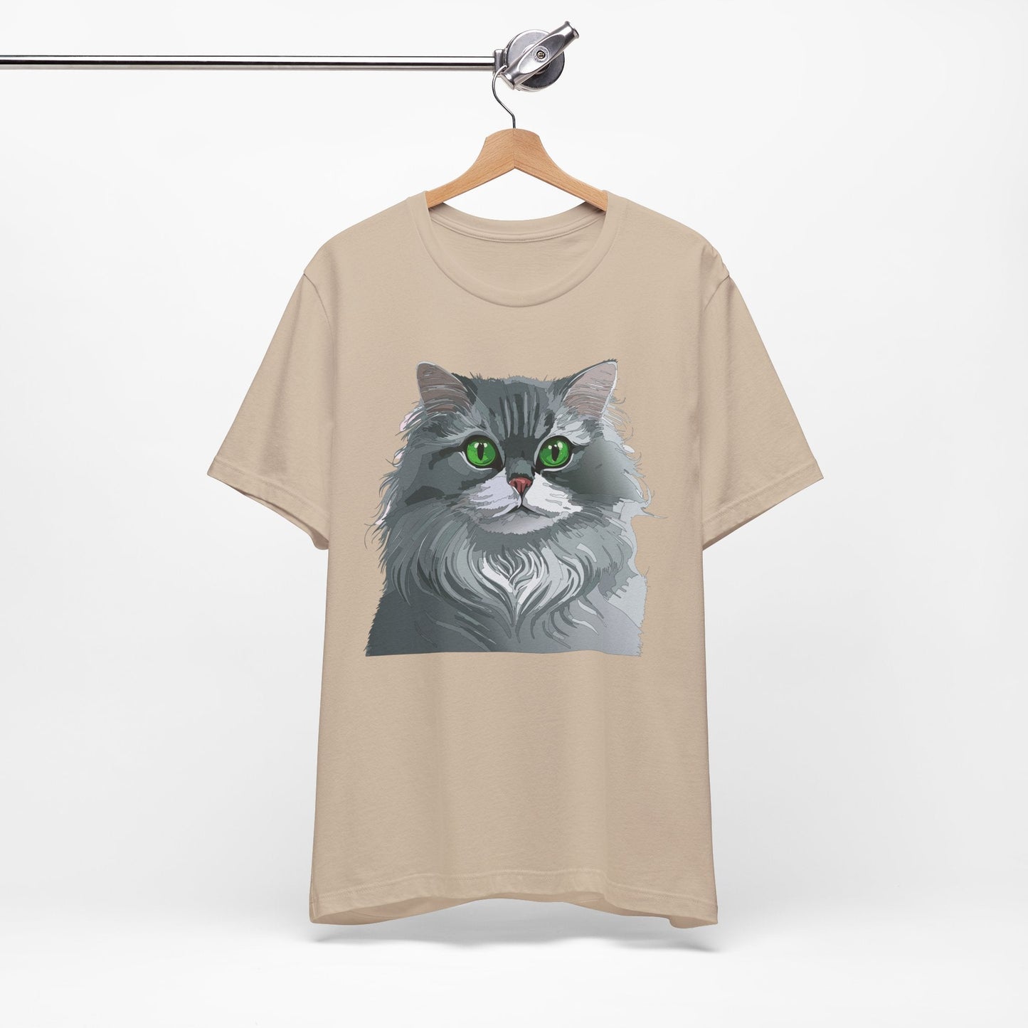 Unisex Animal Shirt With Art Design Animals Tee Short Sleeve Jersey Style Wild Animals Shirt