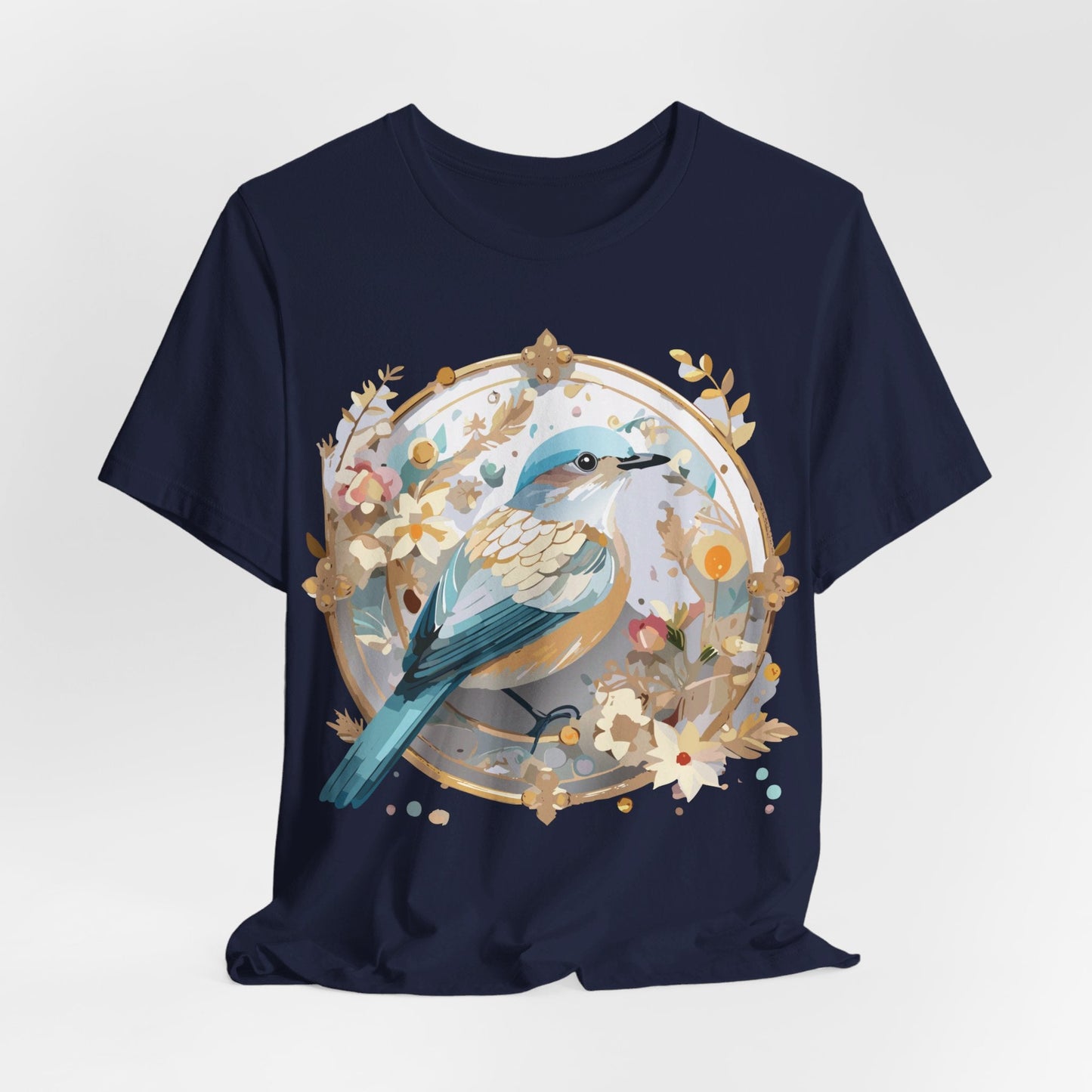 Adelpha Medallion Graphic Tee Unisex Jersey Short Sleeve Vintage Art Design Shirt