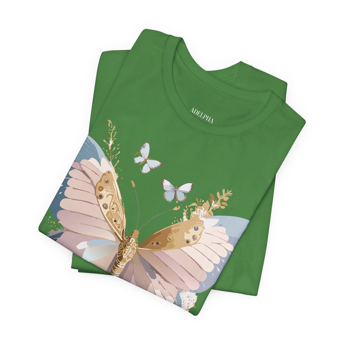 Butterfly Graphic Tee Unisex Short Sleeve Art Design By Adelpha