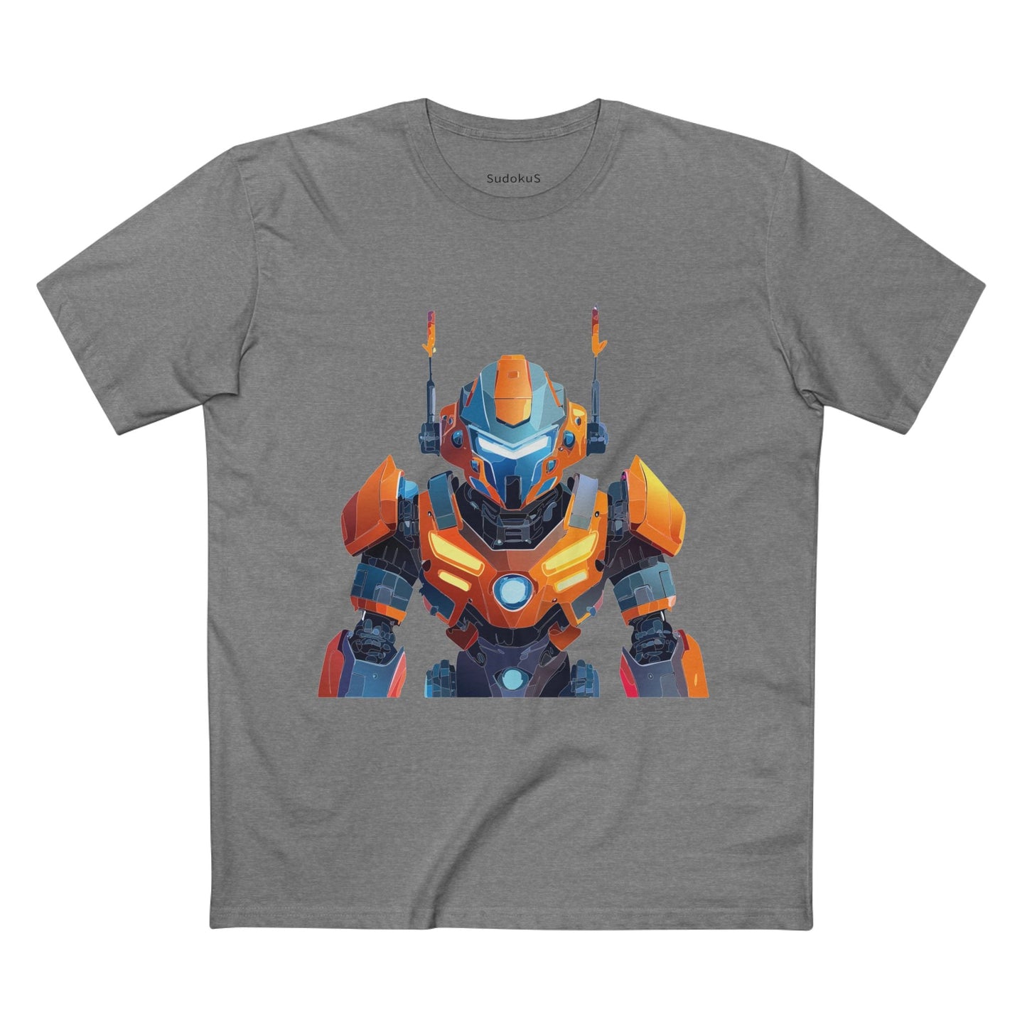 Cyborg Robot Graphic Unisex 100 Cotton Staple Tee 3