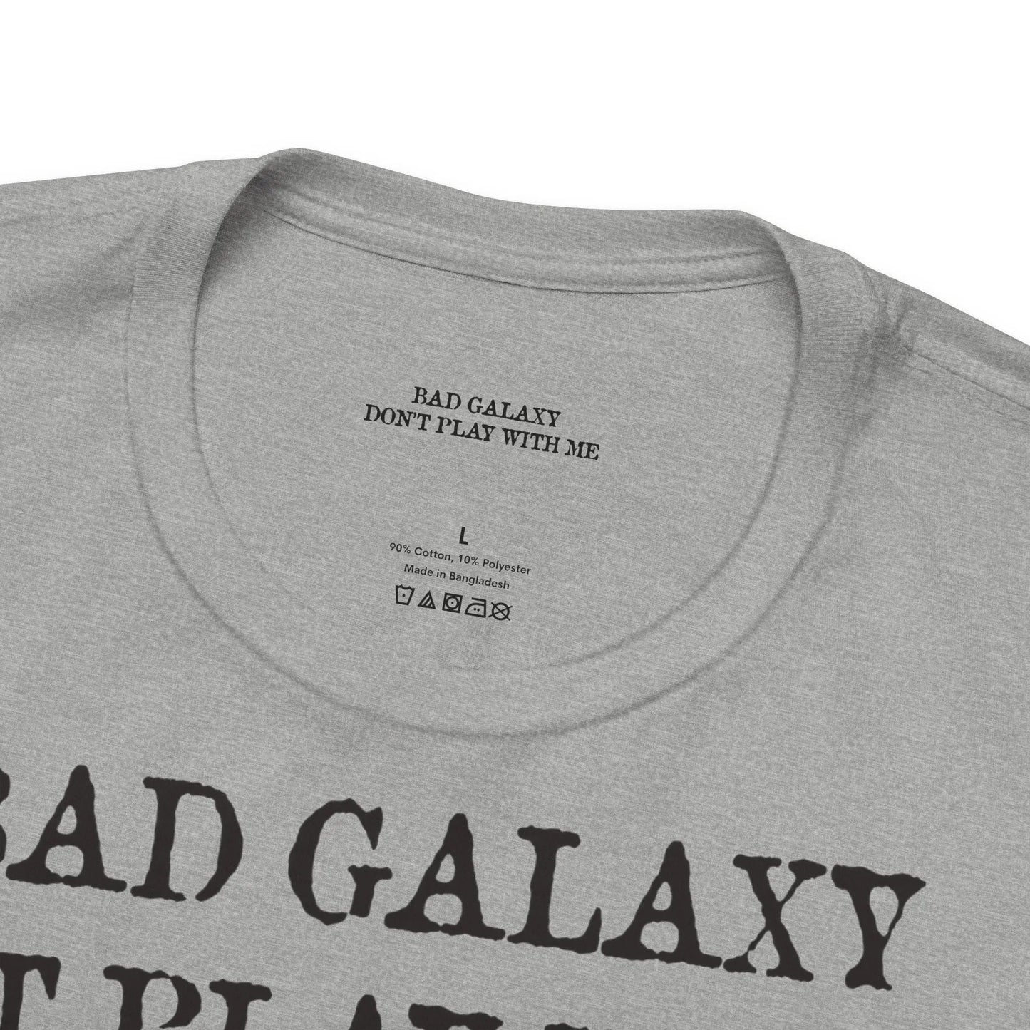 Bad Galaxy Skull T Shirt Made To Order 100 Percent Cotton USA Printed Tee With Eco Friendly Inks