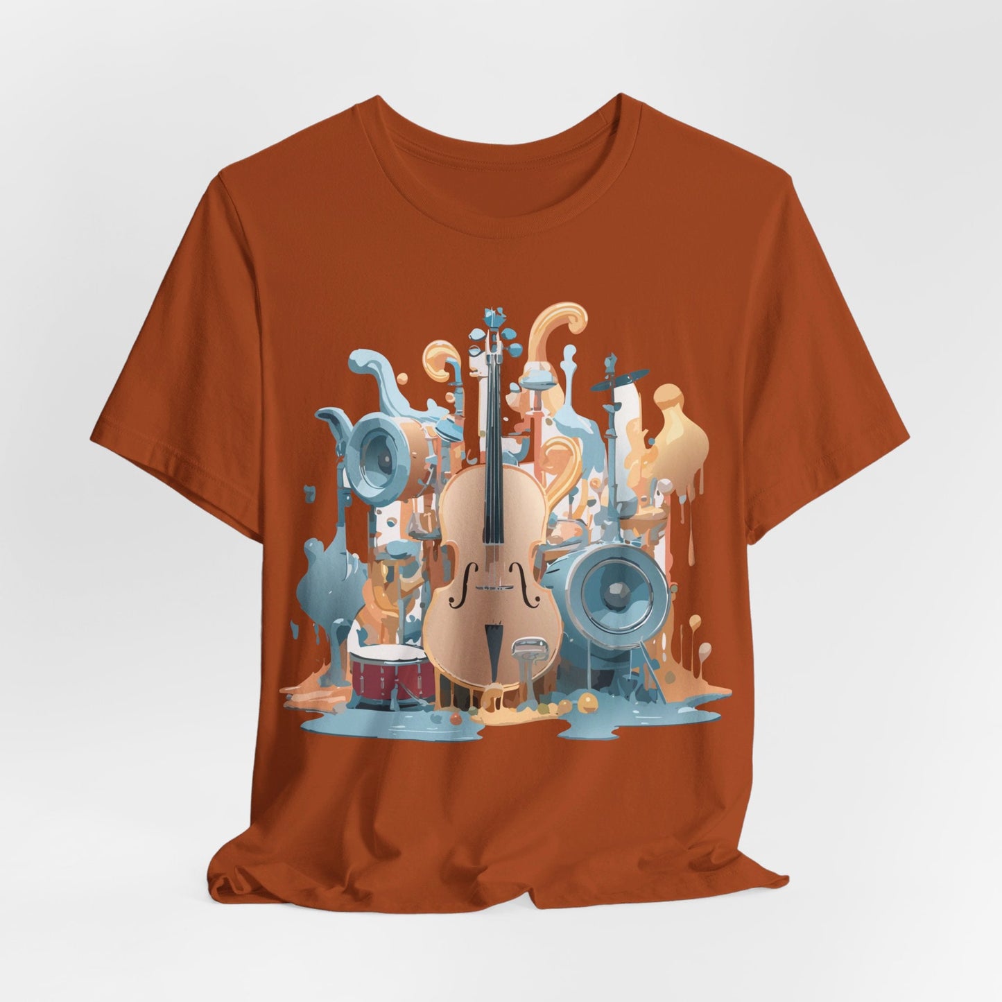 Adelpha Music Graphic T Shirt Unisex Jersey Short Sleeve Vintage Inspired Art Tee