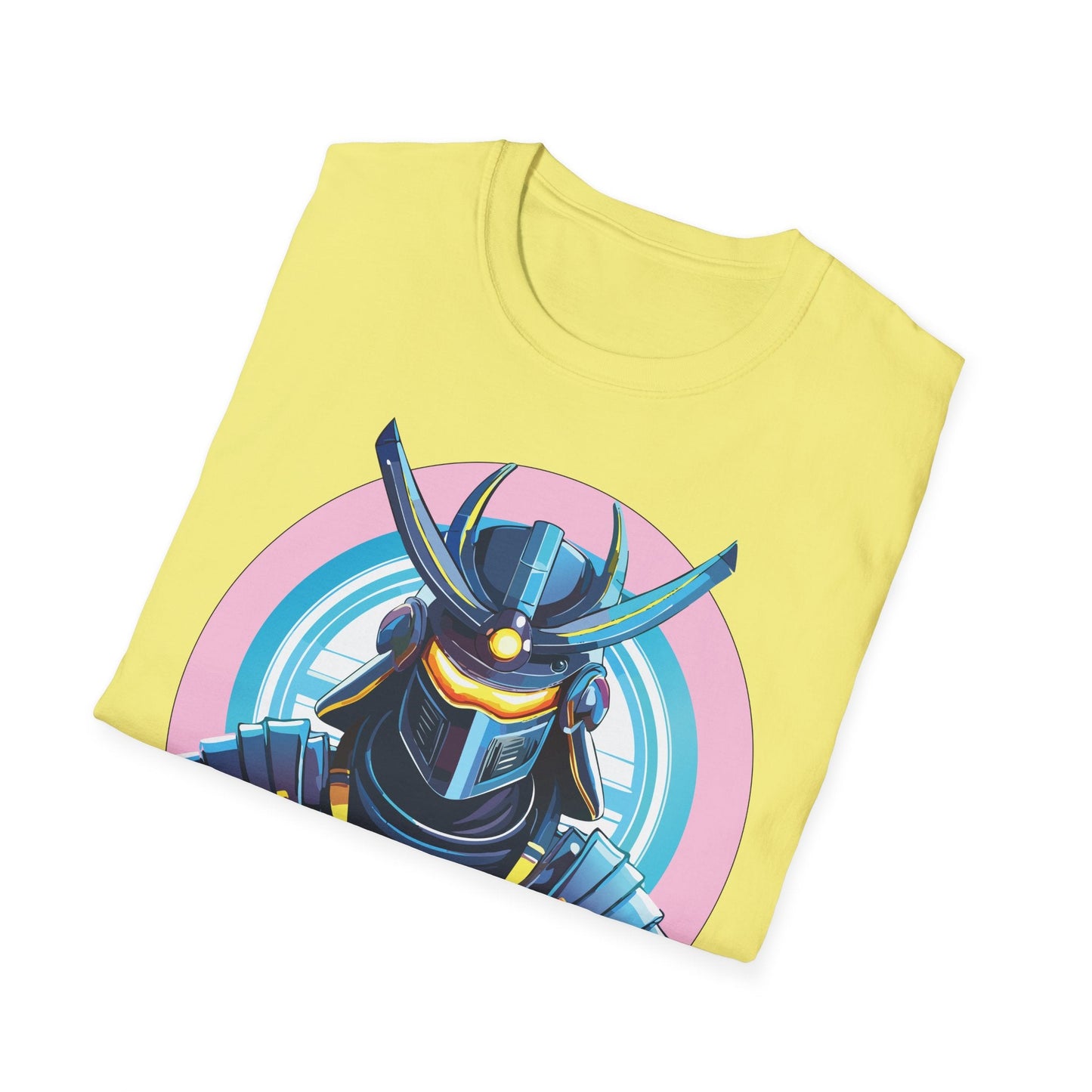 Samurai Shirt Unisex Gildan Softstyle 64000 Tee 100 Percent Ring Spun Cotton Breathable Lightweight