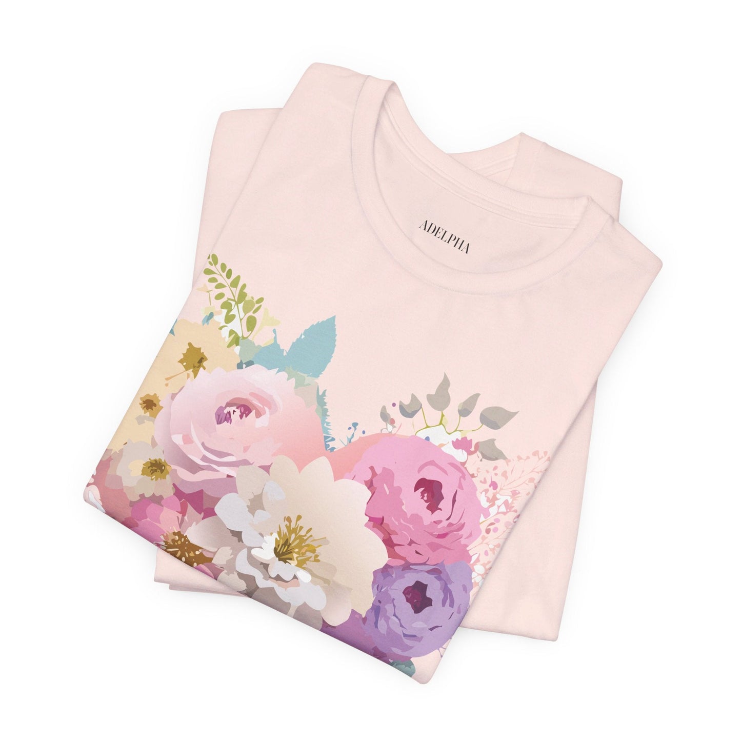 Valentine Graphic Tee Unisex Short Sleeve Shirt With Adelpha Vintage Artwork Design