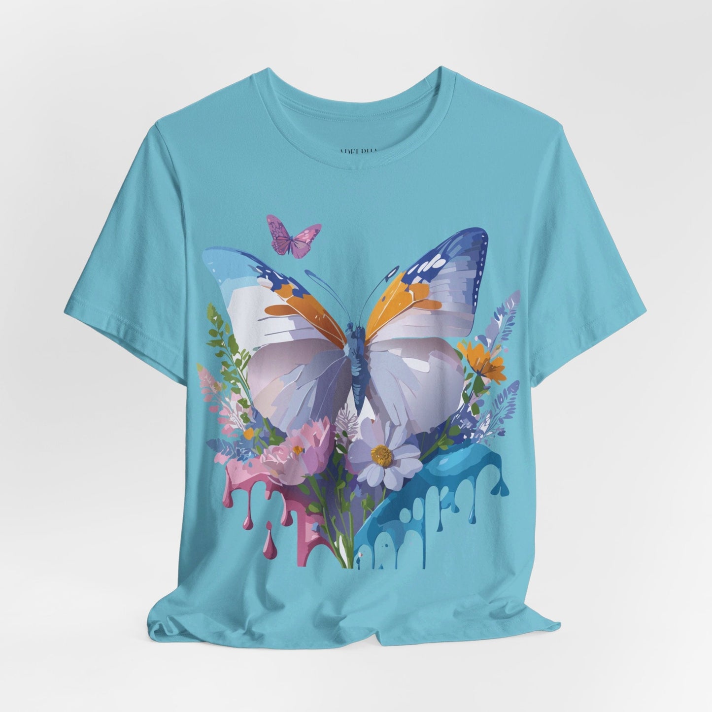 Butterfly Graphic Tee From Adelpha Vintage Artwork Unisex Short Sleeve Shirt