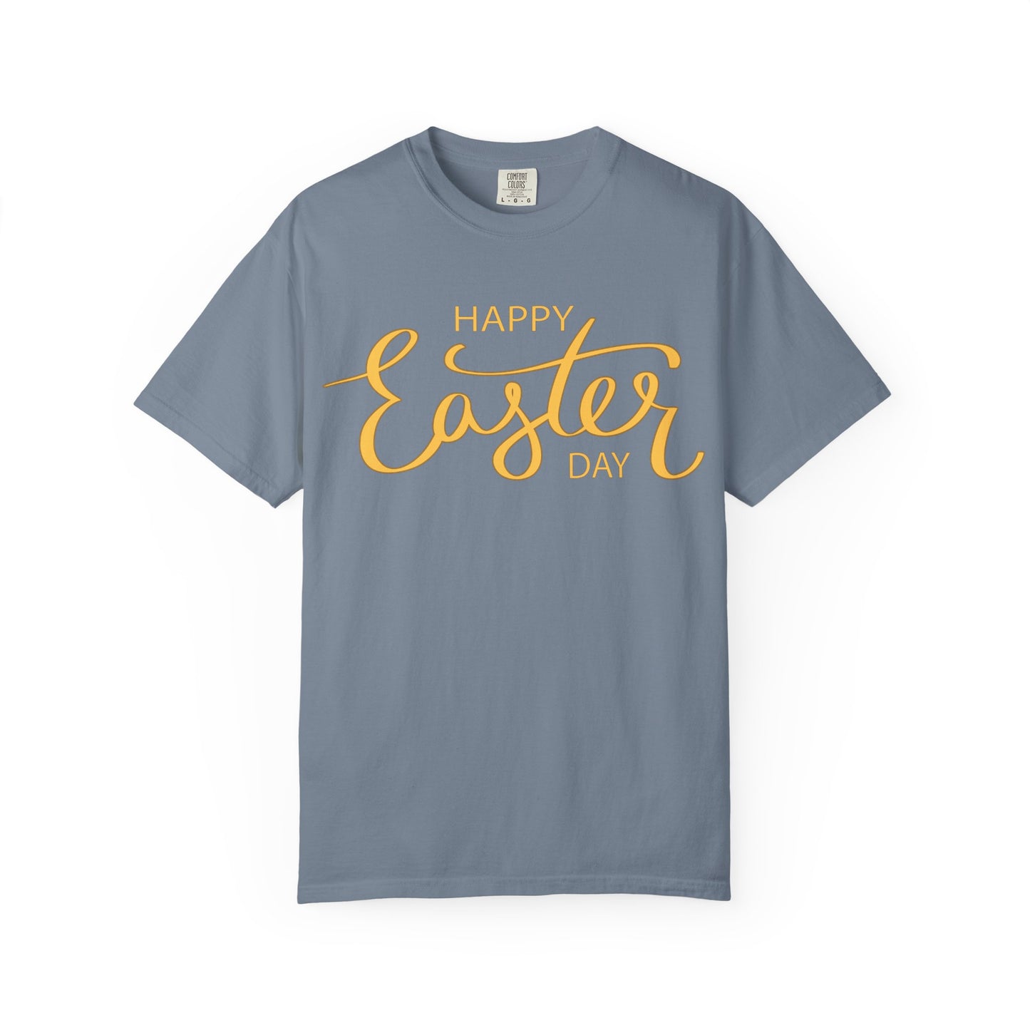 Happy Easter Day T-Shirt, Tee Shirt with Easter Signature, T Shirt with Easter Prints, Tee Shirt with Easter Design
