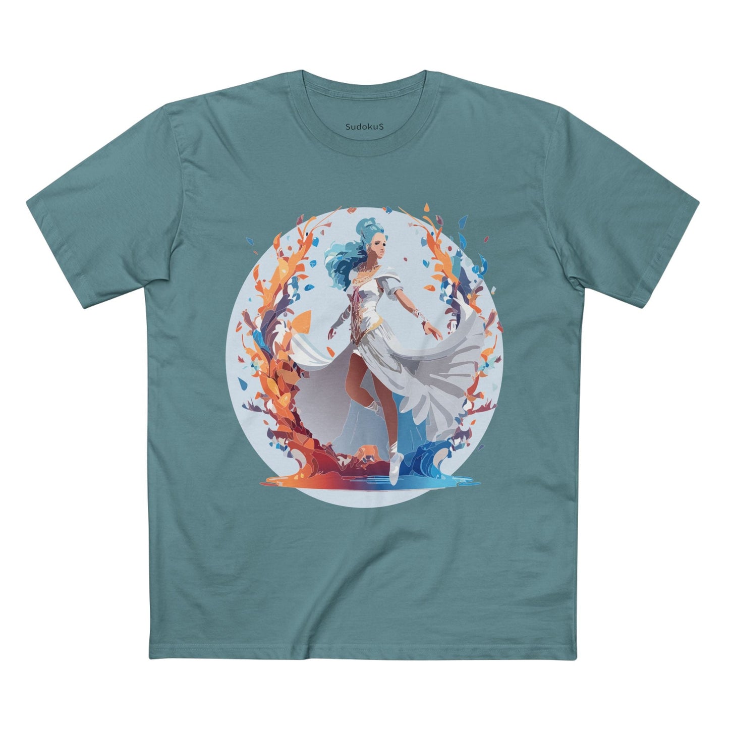 Dancer Graphic Unisex 100 Cotton Staple Tee 16