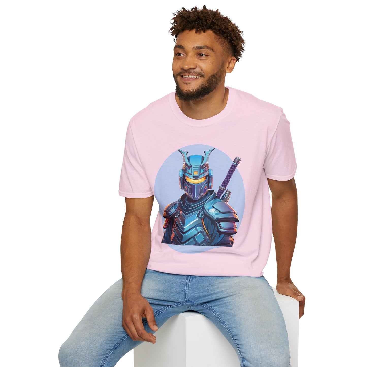 Samurai Shirt Unisex Softstyle Tee 64000 Gildan 100 Percent Ring Spun Cotton Comfort Fit