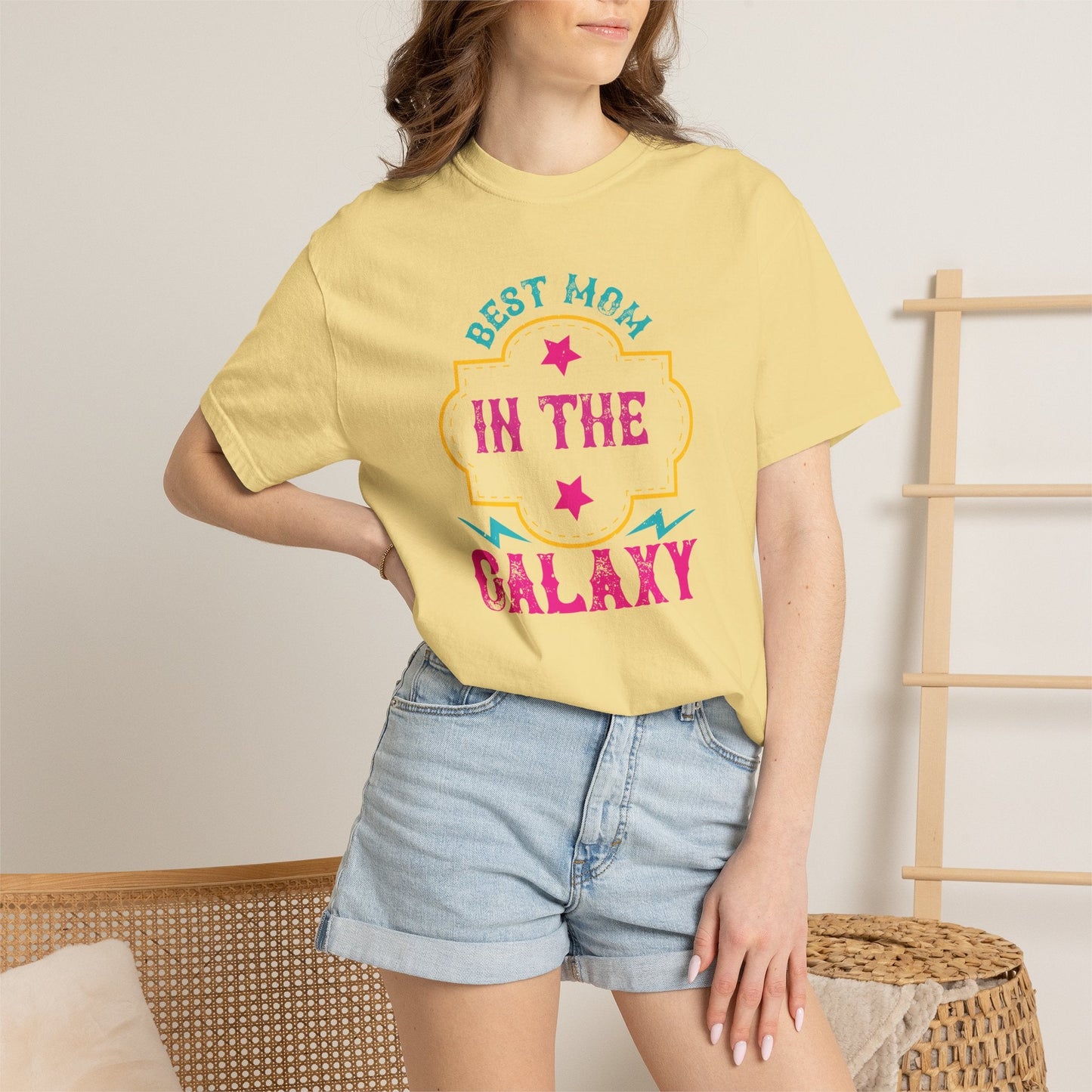 Mom T-shirt Mother Day Mama Tee Unisex Comfort Colors Garment-Dyed Cotton h65