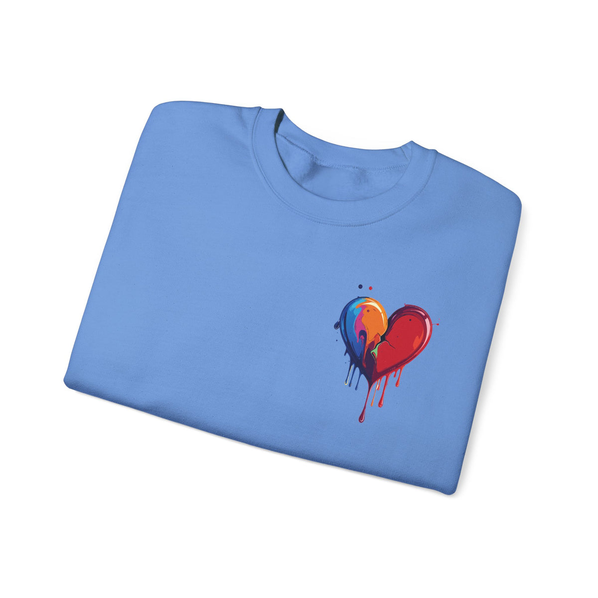 Small Bleeding Heart Sweatshirt, Small Heart Sweatshirt, Valentine's Day Sweatshirt, Heart Sweatshirt 117