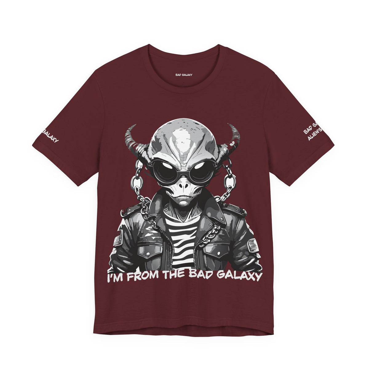 Alien Graphic Unisex Cotton Bella+Canvas Tee with Art Design b68