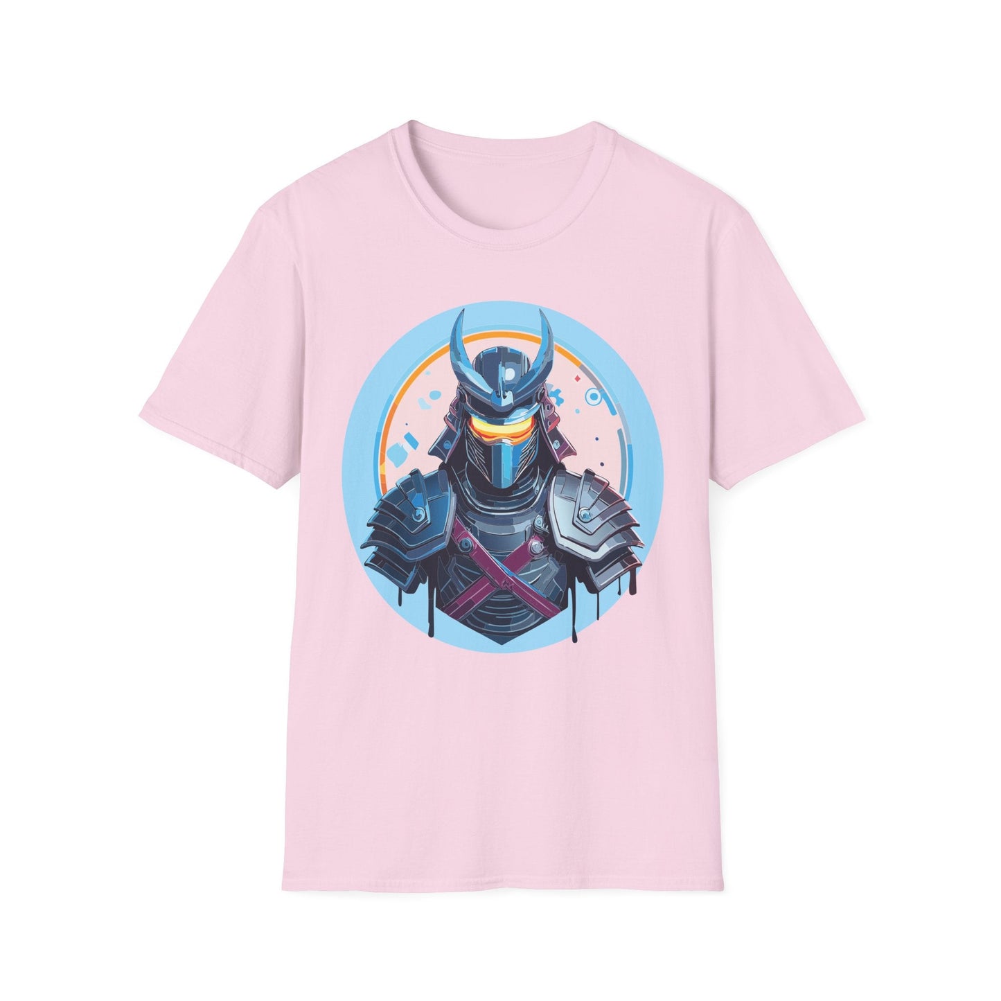 Samurai T Shirt Unisex Softstyle 64000 Tee Lightweight Comfortable 100 Percent Ring Spun Cotton