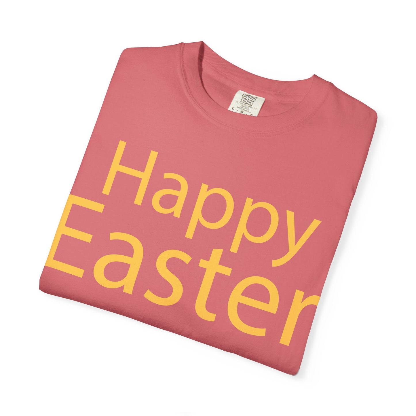 Happy Easter T-Shirt, Tee Shirt with Easter Signature, T Shirt with Easter Prints, Tee Shirt with Easter Design