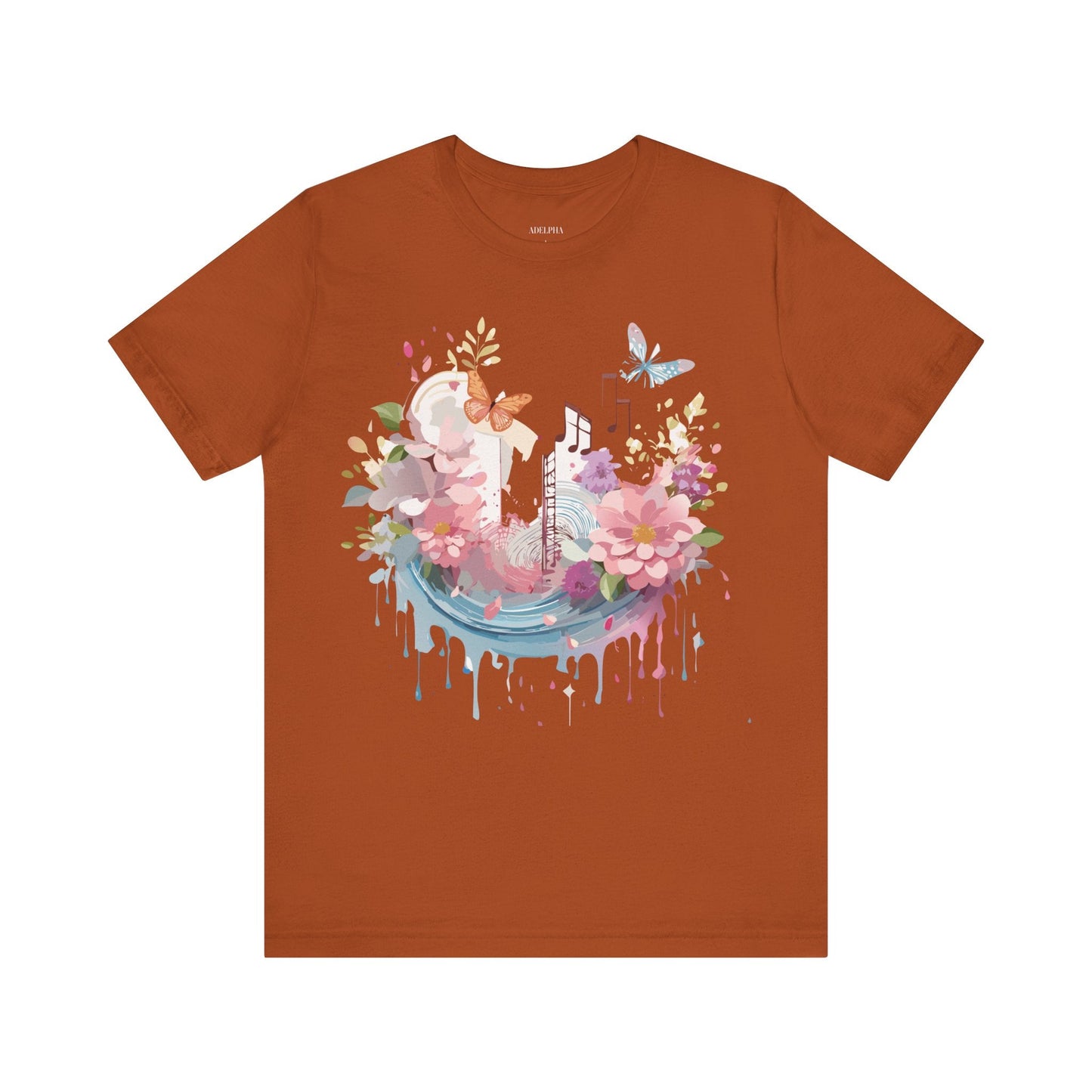 Adelpha Vintage Inspired Graphic T Shirt Unisex Short Sleeve Art Tee Premium Quality