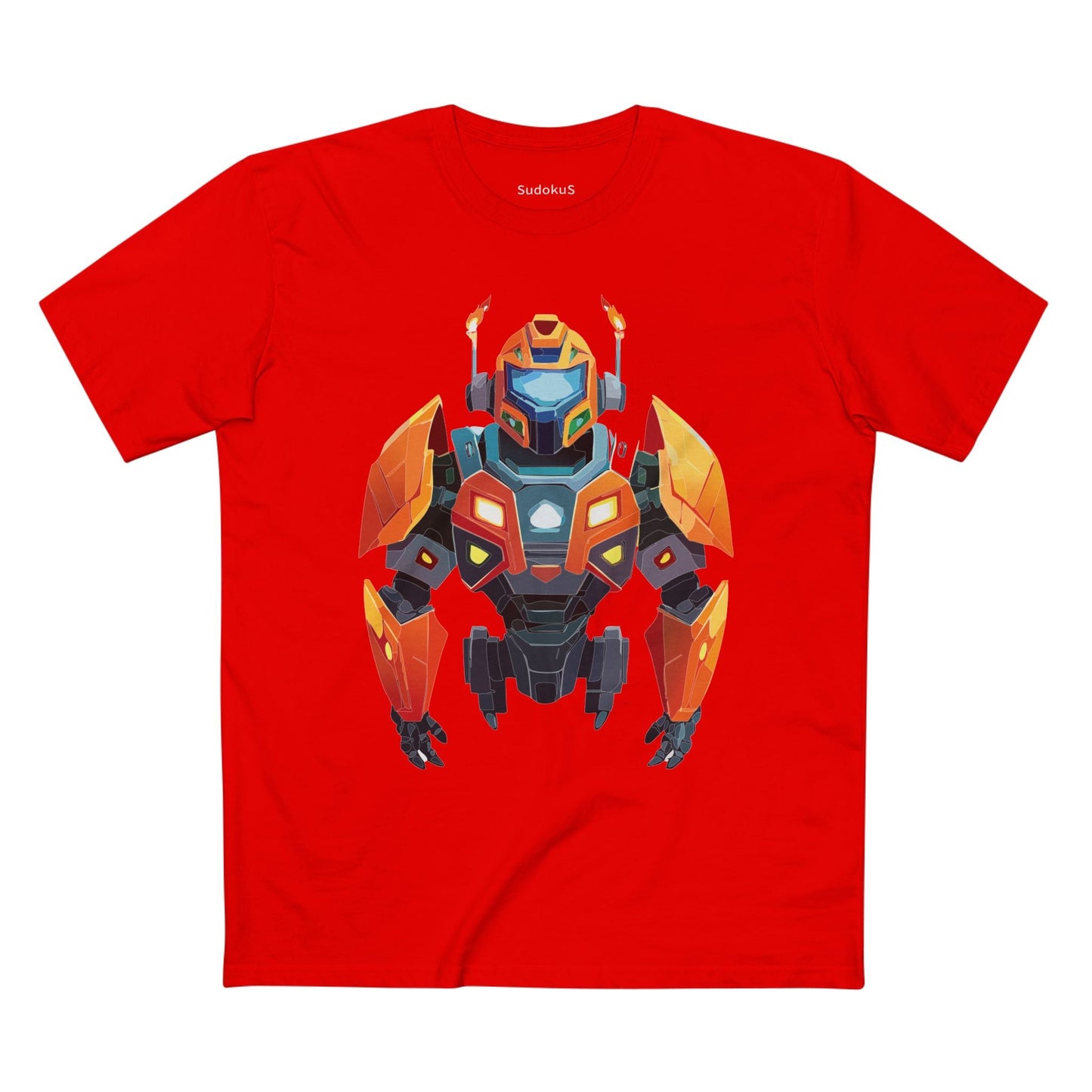 Cyborg Robot Graphic Unisex 100 Cotton Staple Tee 2