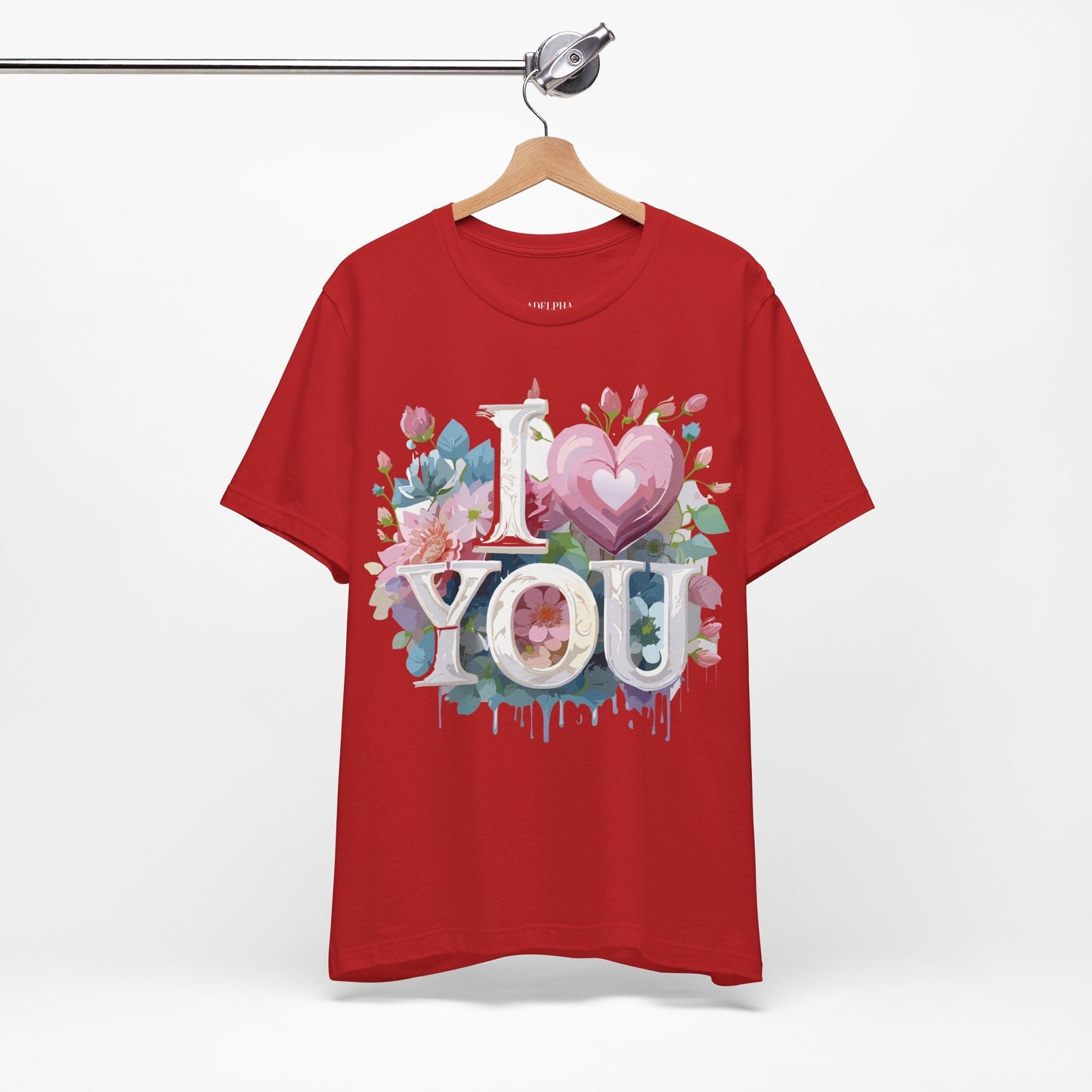 Valentine Graphic Tee Unisex Jersey Short Sleeve Vintage Inspired Art Design Adelpha