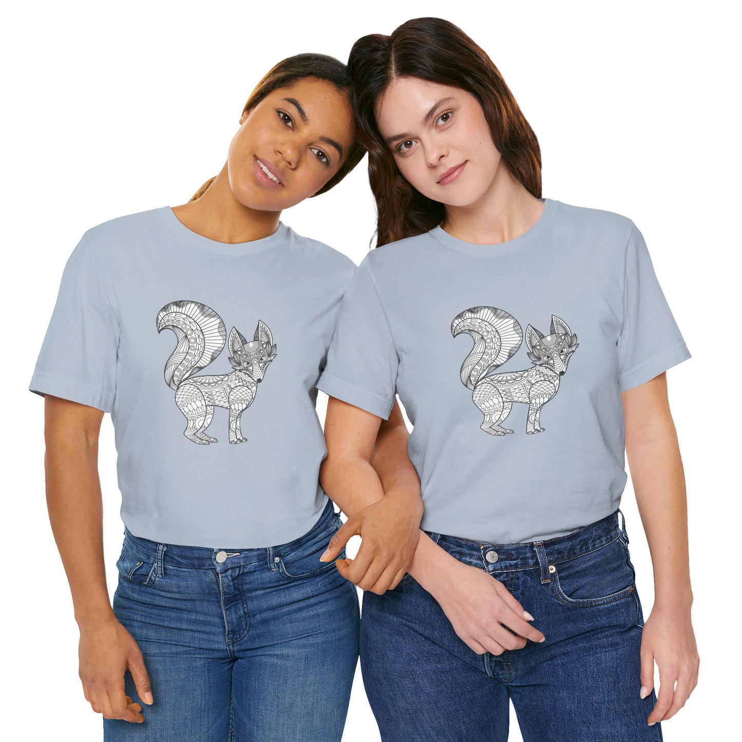 Unisex Tee Shirt with animals Print