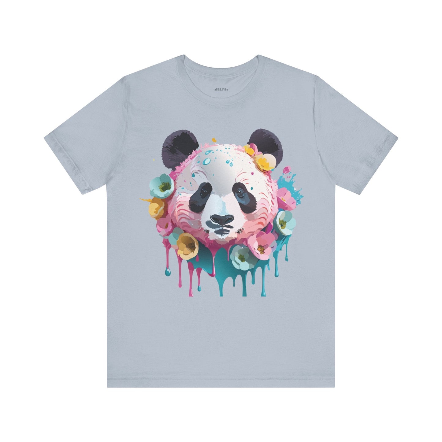 Panda Graphic Unisex 100 Cotton Vintage Art with Animal T-Shirt 6