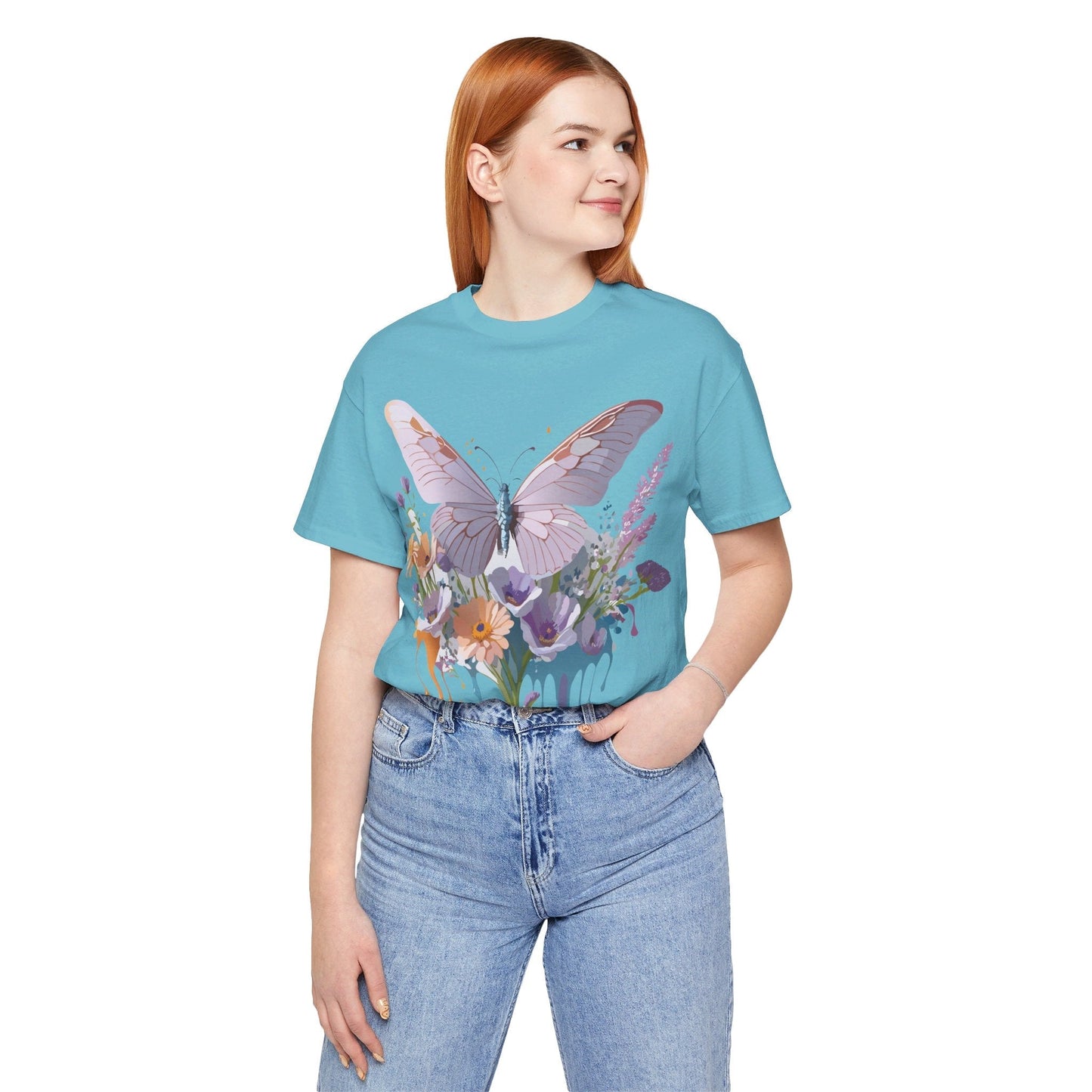 Butterfly Graphic Tee Unisex Adelpha Vintage Inspired Jersey