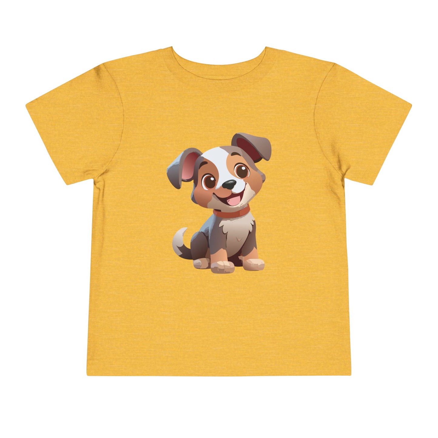 Bonita camiseta de manga corta para niños pequeños con diseño de cachorro: regalo adorable para amantes de las mascotas (2 a 5 años)