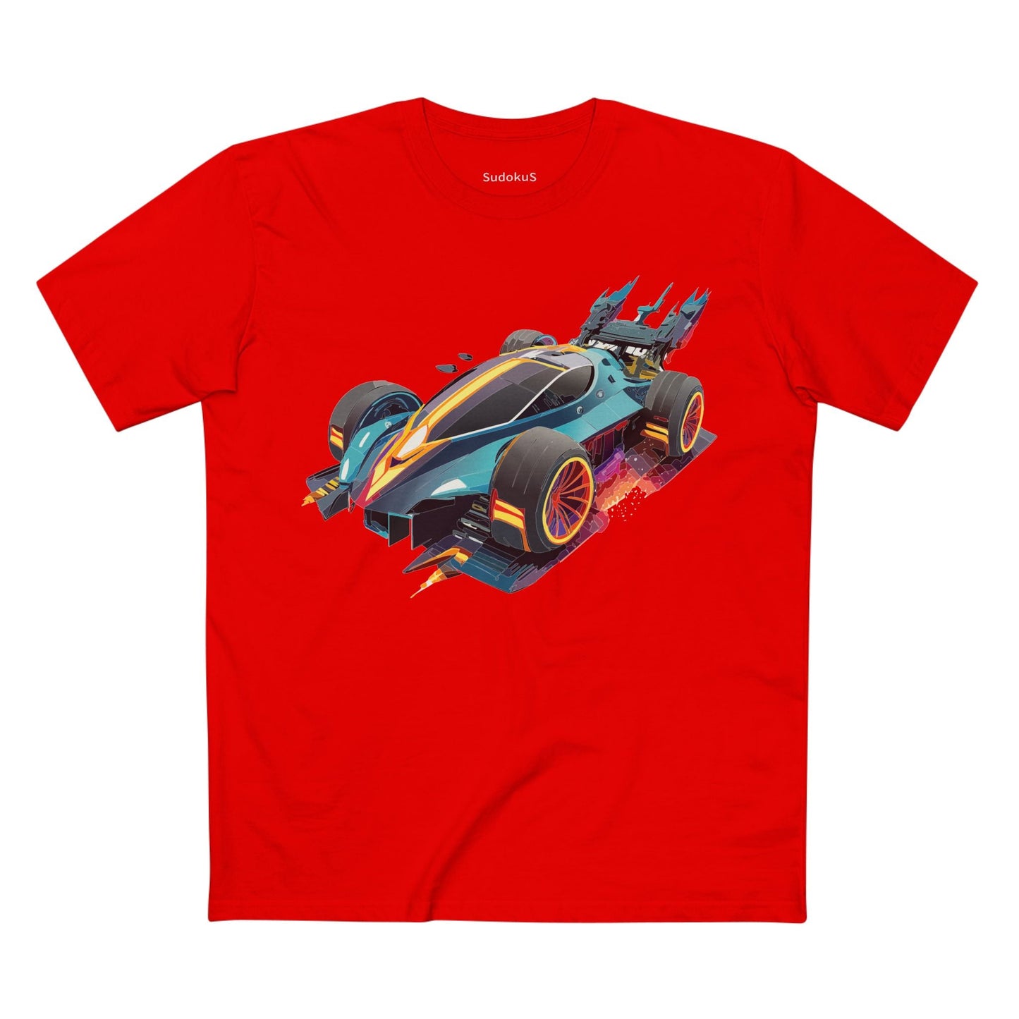 Car Graphic Unisex 100 Cotton Staple Tee 20