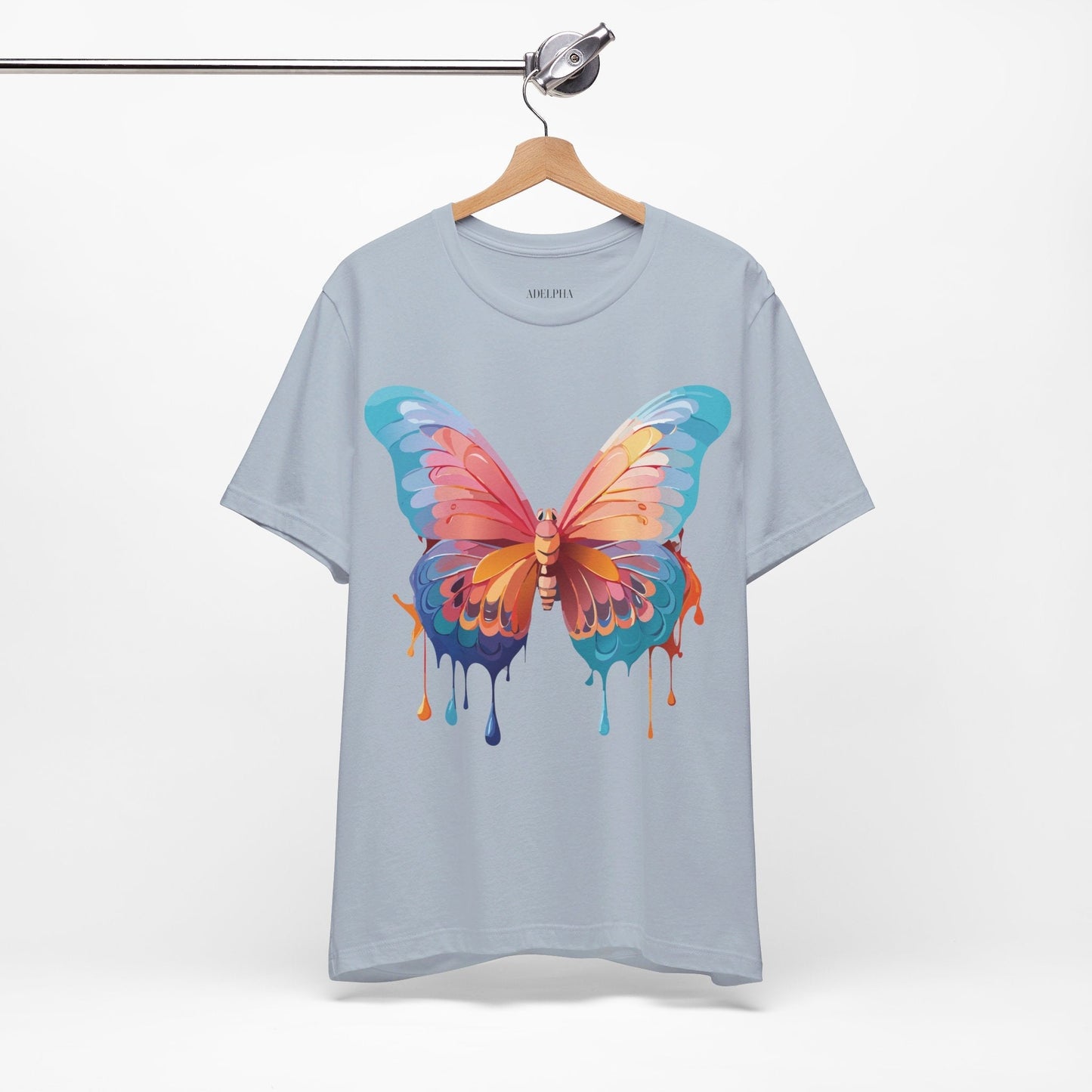 Butterfly Graphic Tee By Adelpha Unisex Short Sleeve Jersey Shirt
