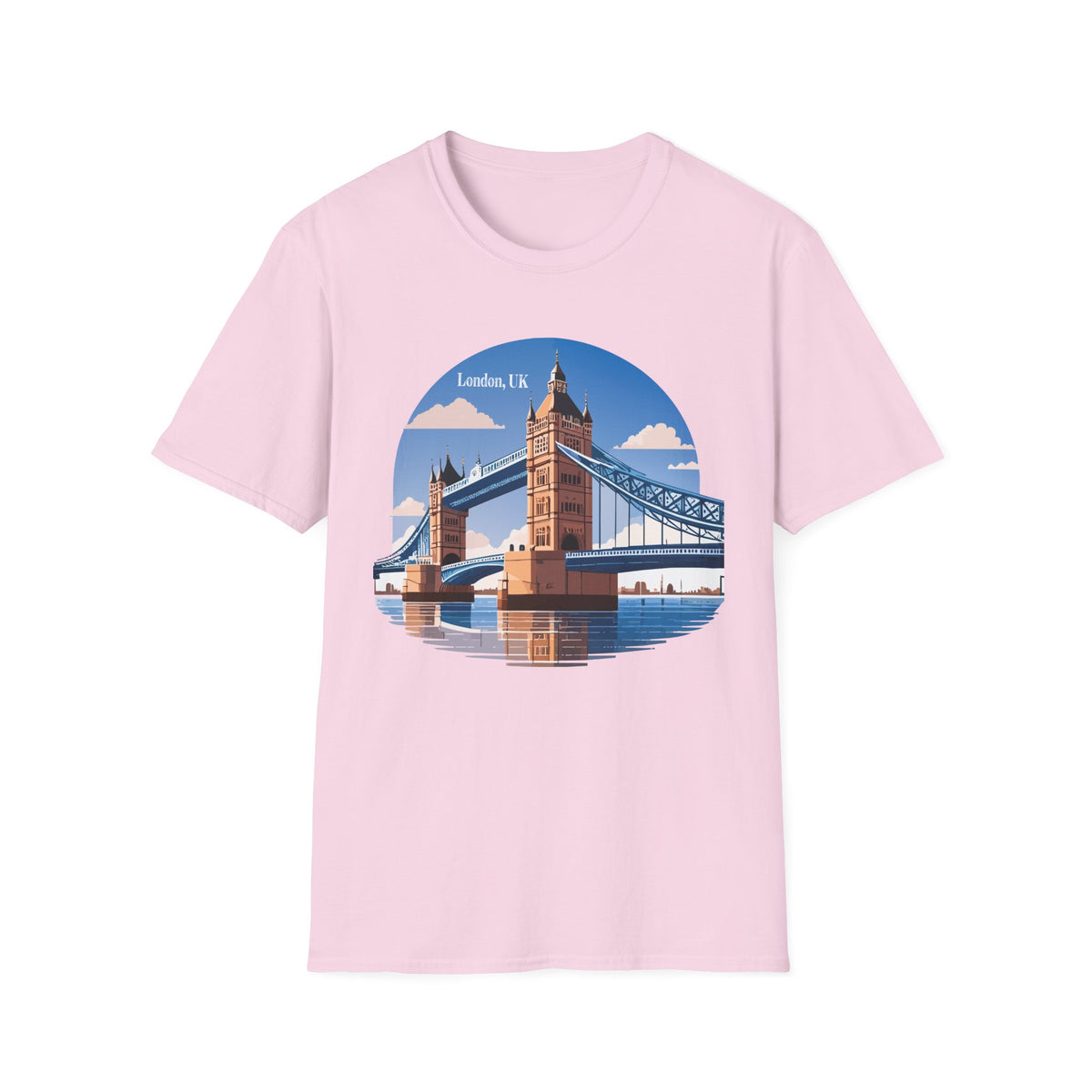 London Tower Bridge Tee | UK Landmark Illustration, Travel Souvenir