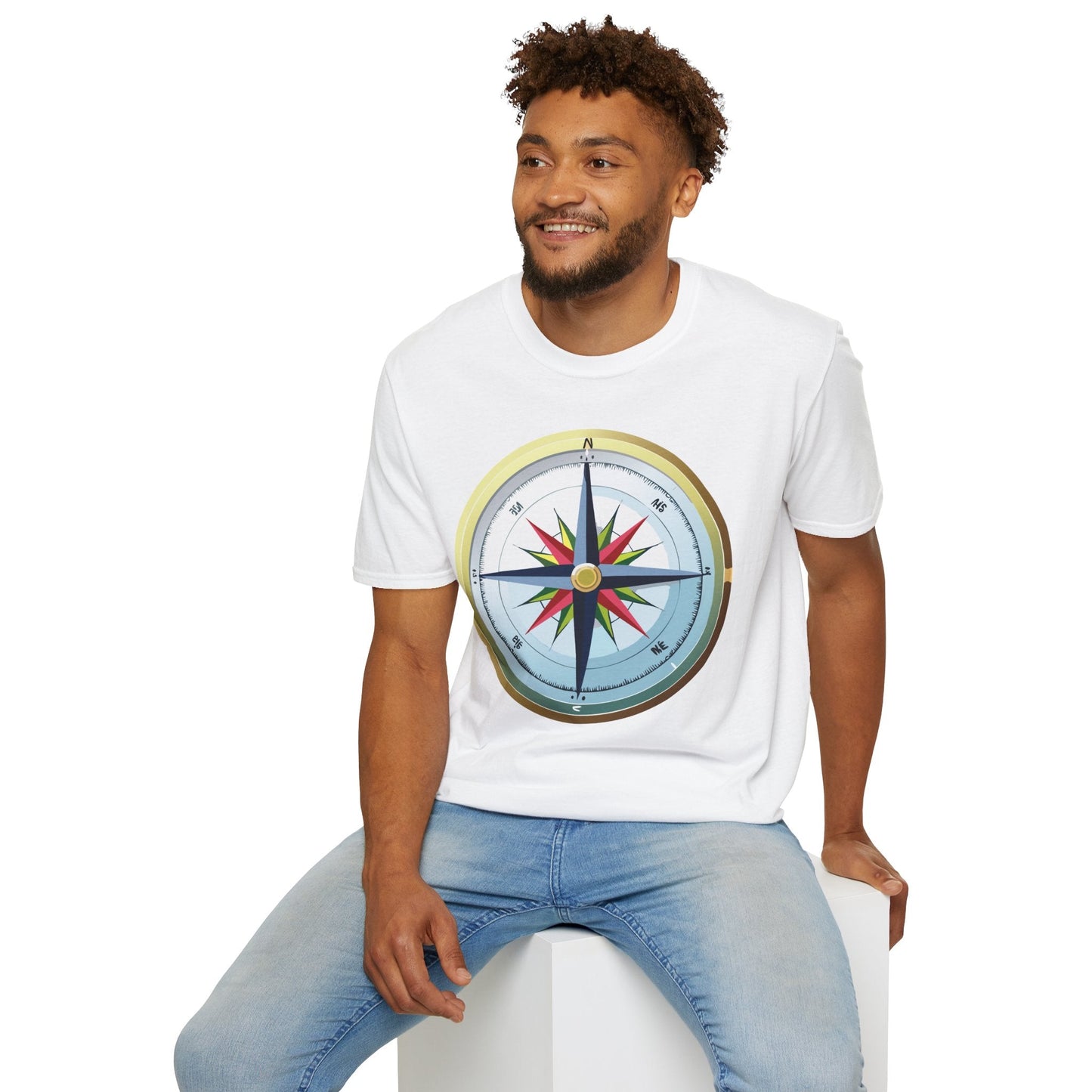 Compass Navigator Graphic Tee Unisex 100 Cotton 6