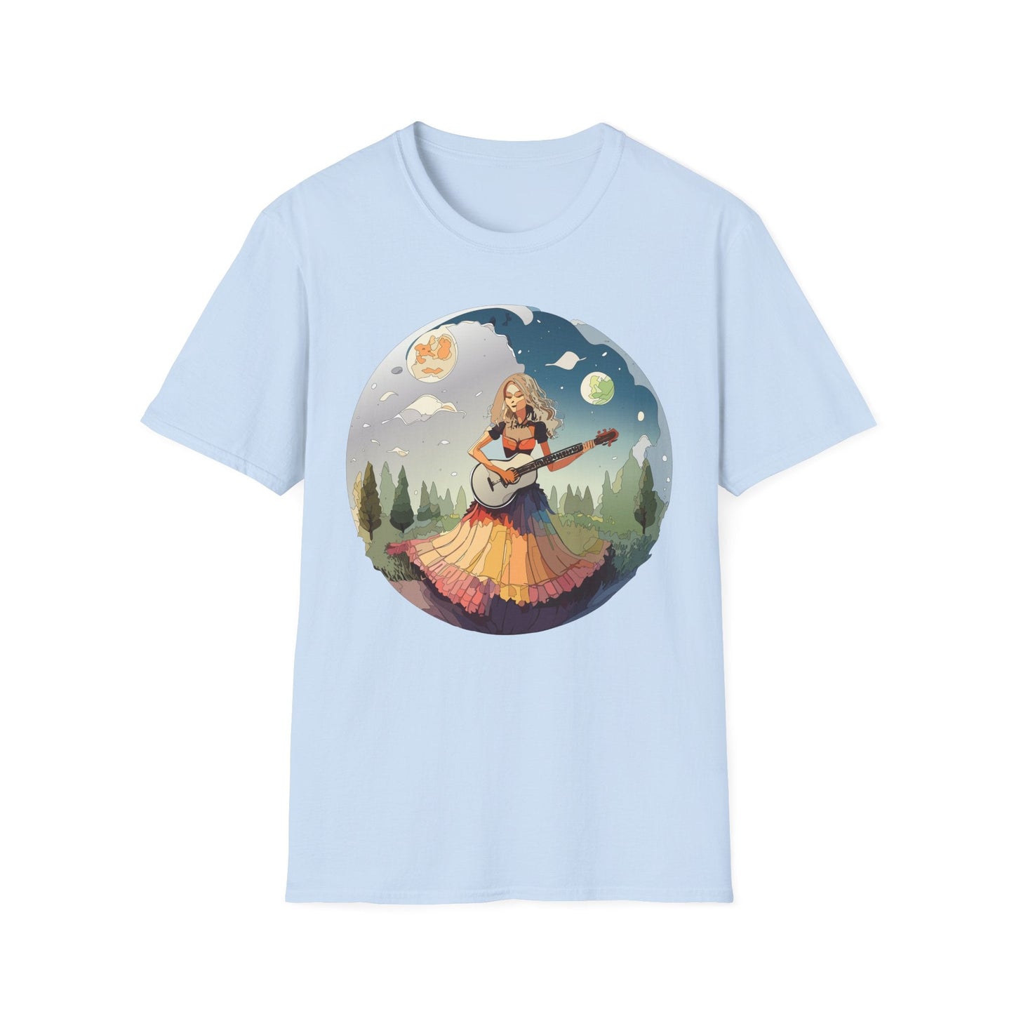 Womens Graphic T Shirts Art Design Tee Softstyle 64000 Ring Spun Cotton Comfort Everyday