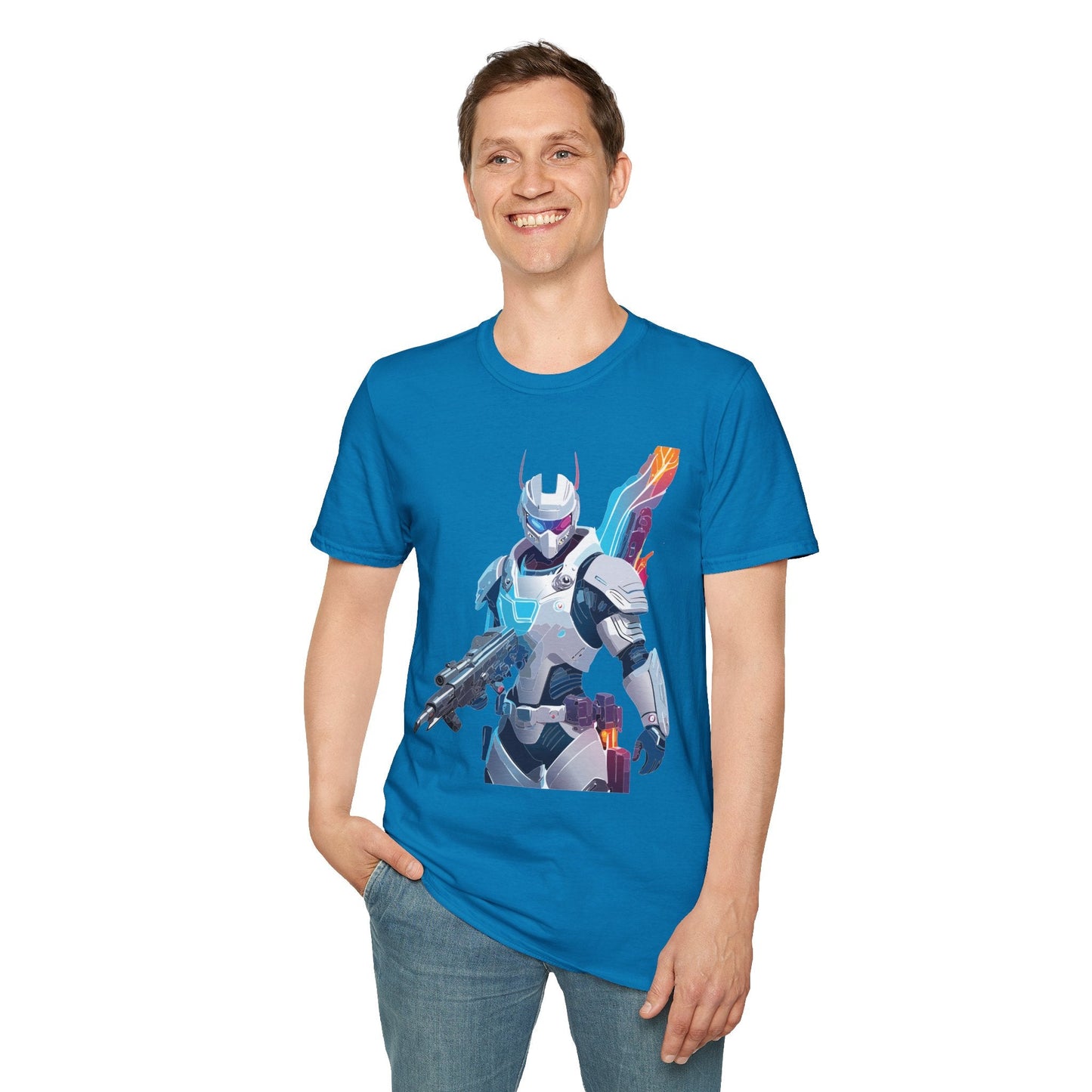 Robocop Graphic Unisex Cotton With Cyber Man Artwork Tee 3