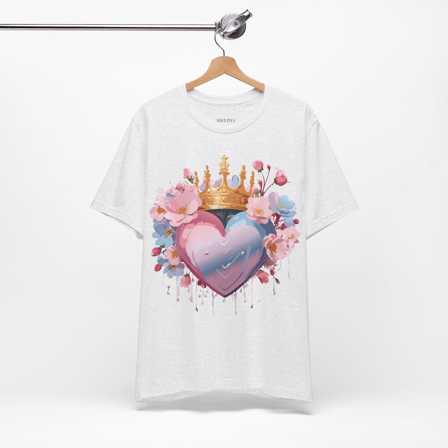 Valentine Graphic Tee Unisex Jersey Short Sleeve Adelpha Vintage Inspired Artwork