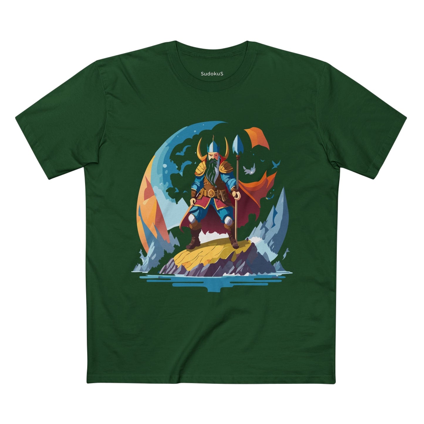 Viking Graphic Unisex 100 Cotton Staple Tee 8
