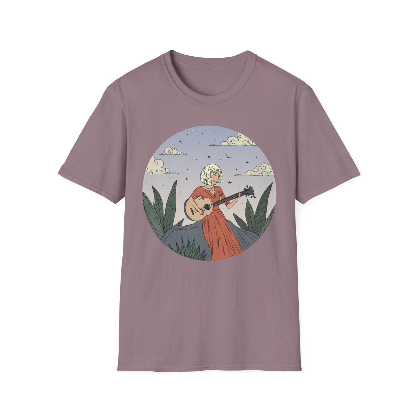 Womens Graphic T Shirts Art Design Tee Unisex Softstyle Gildan 64000 100 Percent Cotton
