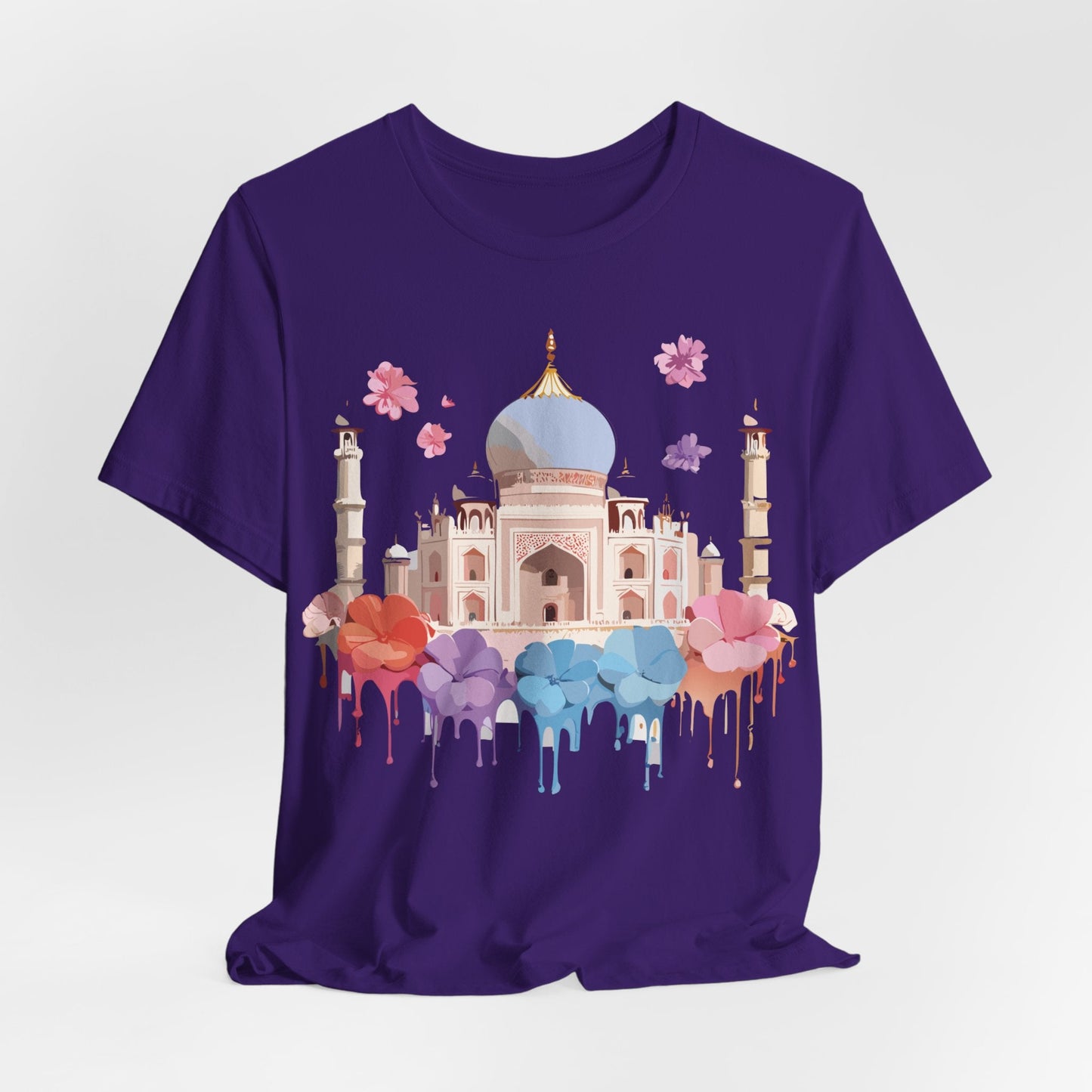 Taj Mahal Tourist Shirt Graphic Tee Unisex Vintage Inspired Adelpha Art Design Edition