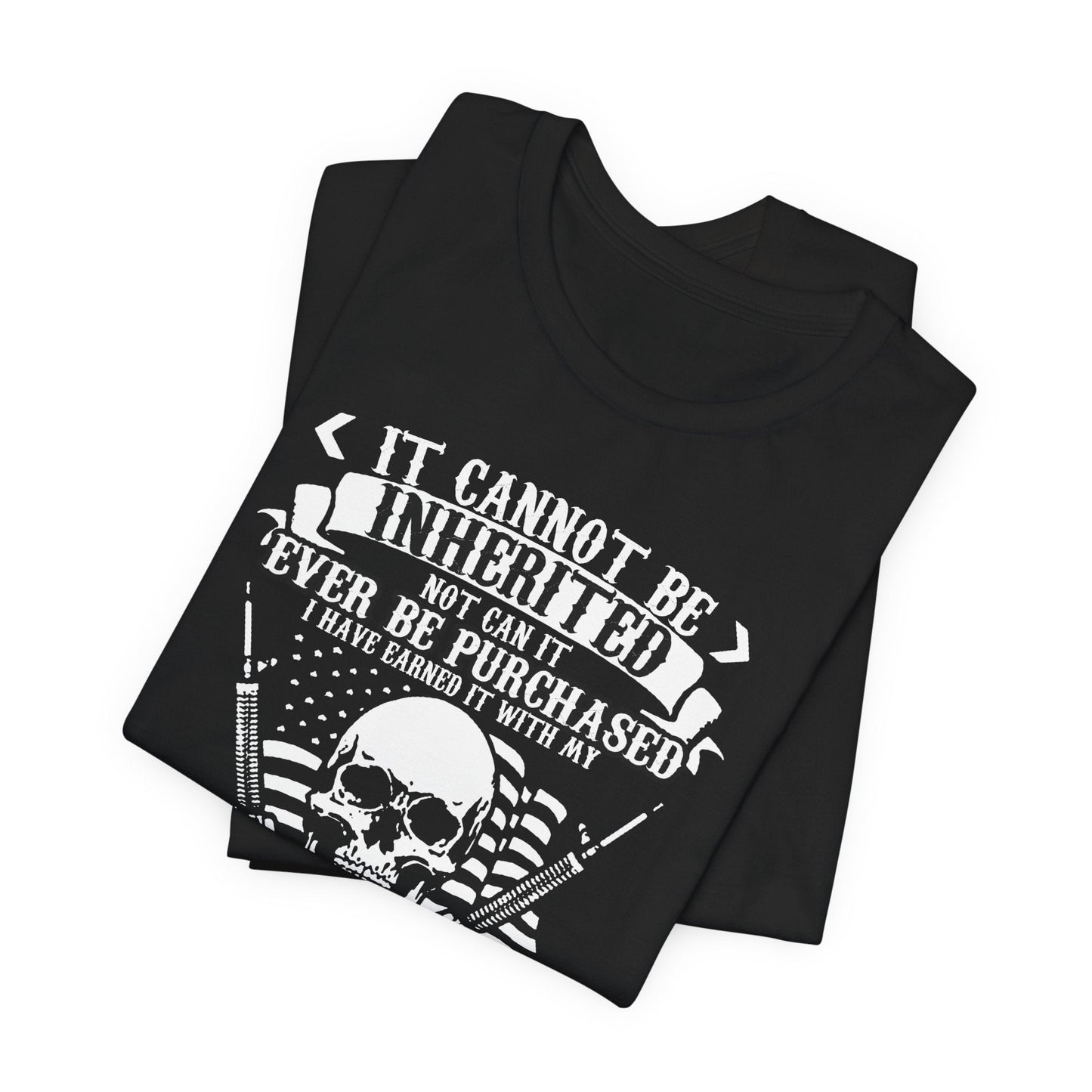 Army Veteran Patriotic Graphic Design Unisex Cotton T-Shirt v54